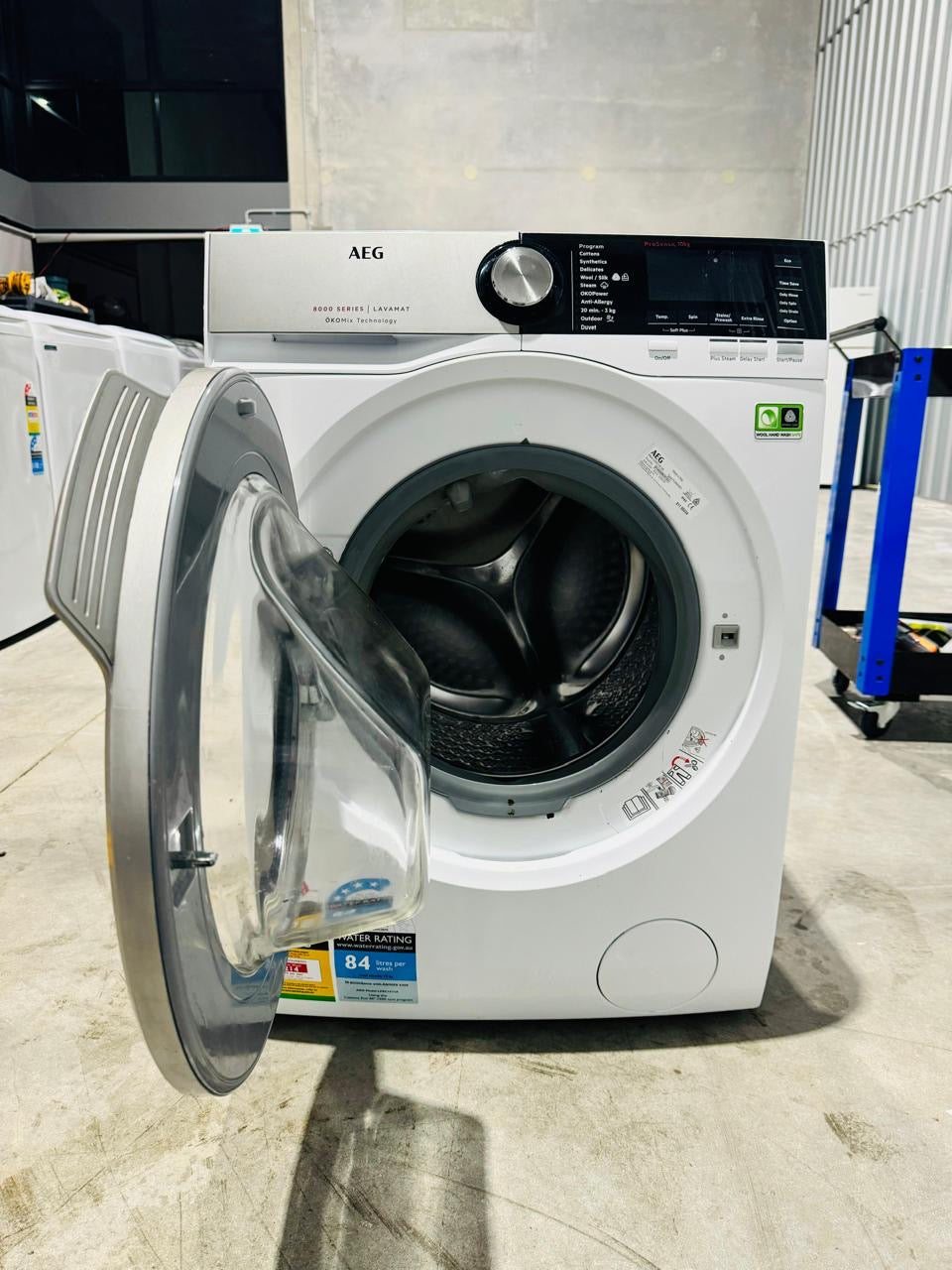 **AEG 10KGS FRONT LOADER WASHING MACHINE**