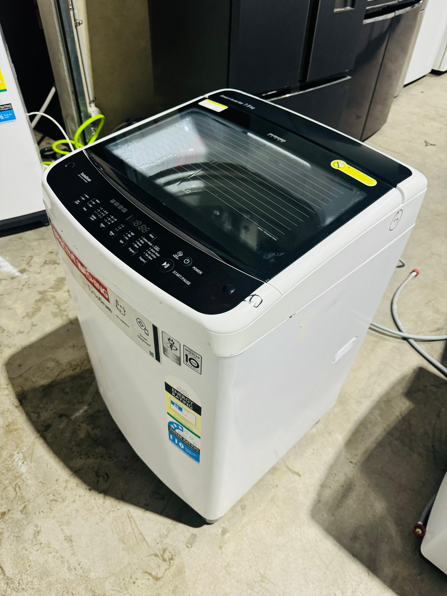 **LG 7.5KGS TOP LOADER WASHING MACHINE**