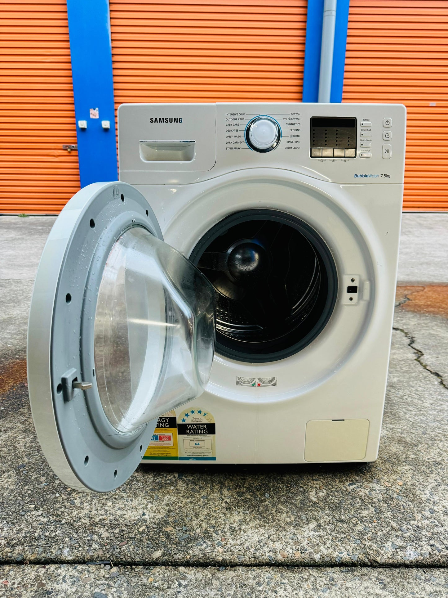 **SAMSUNG 7.5 KGS FRONT LOADER WASHING MACHINE**