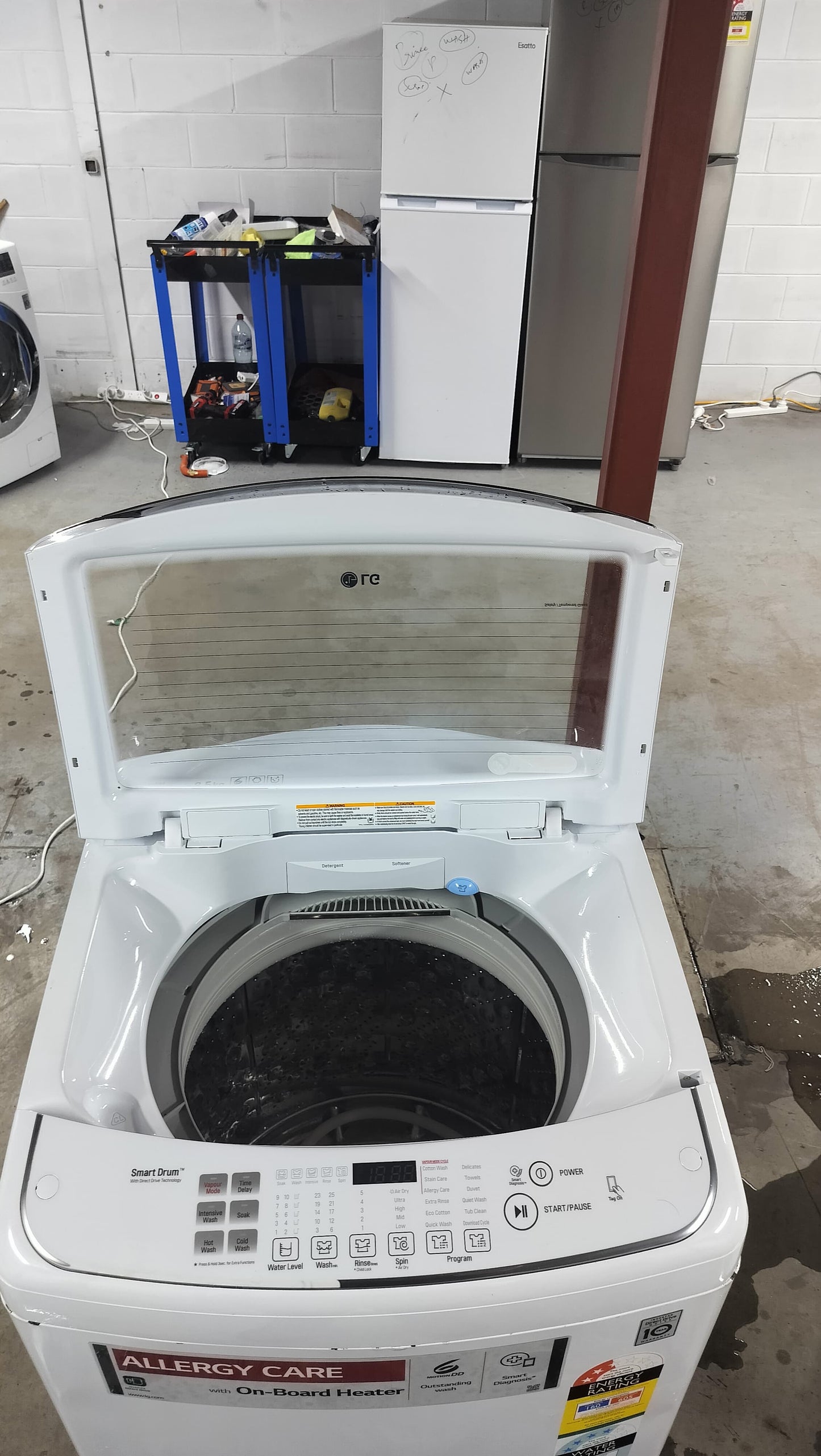 **LG 8.5 KGS TOPLOADER WASHING MACHINE**