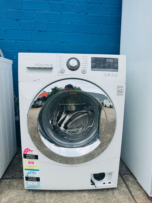 **LG 7.5KGS FRONT LOADER WASHING MACHINE**