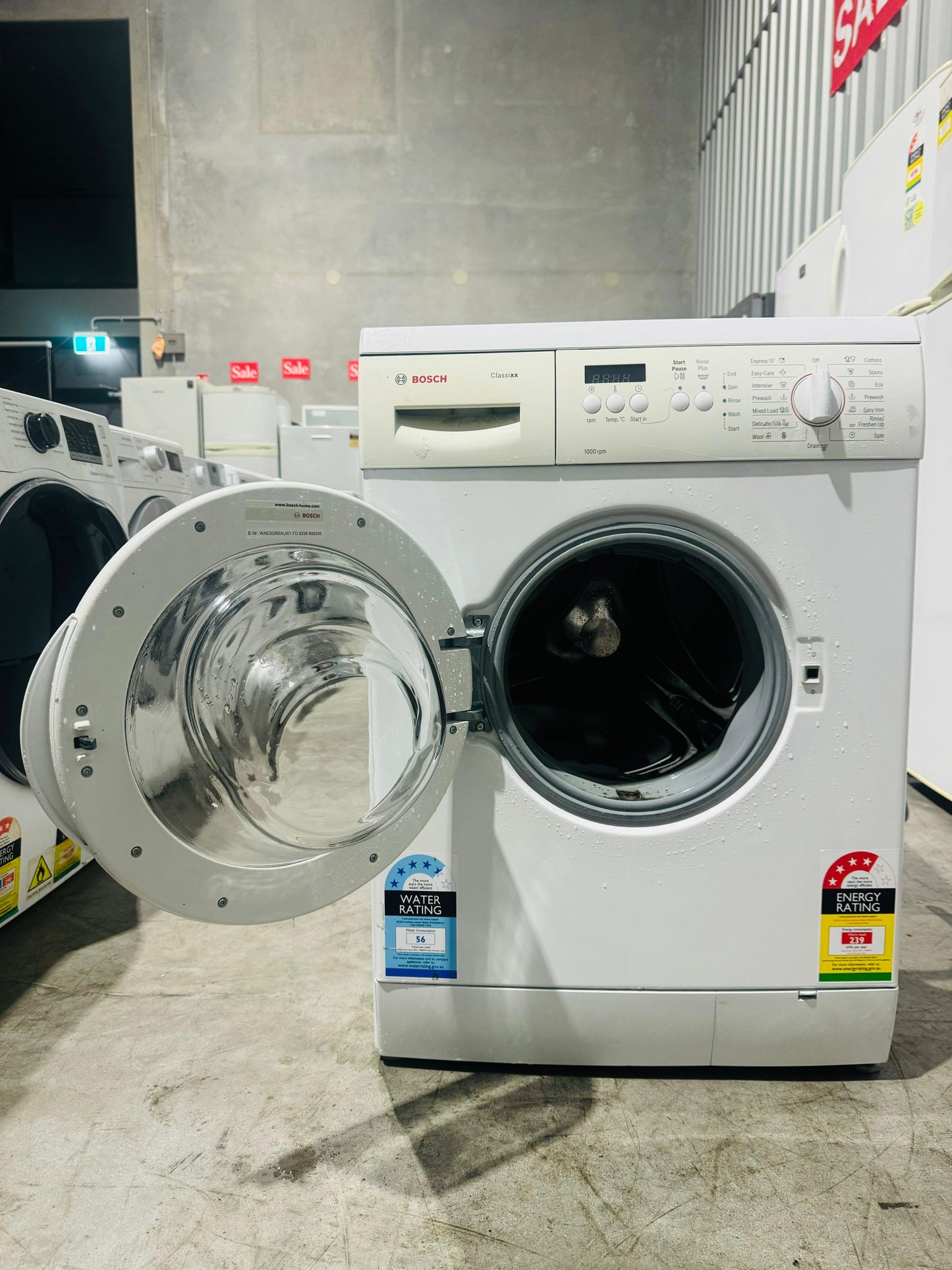 **BOSCH 6.5KGS FRONT LOADER WASHING MACHINE**