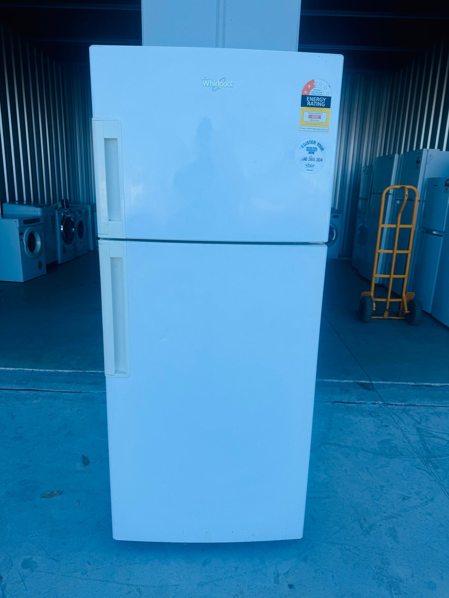 **WHIRLPOOL 410 LITRES FRIDGE FREEZER**