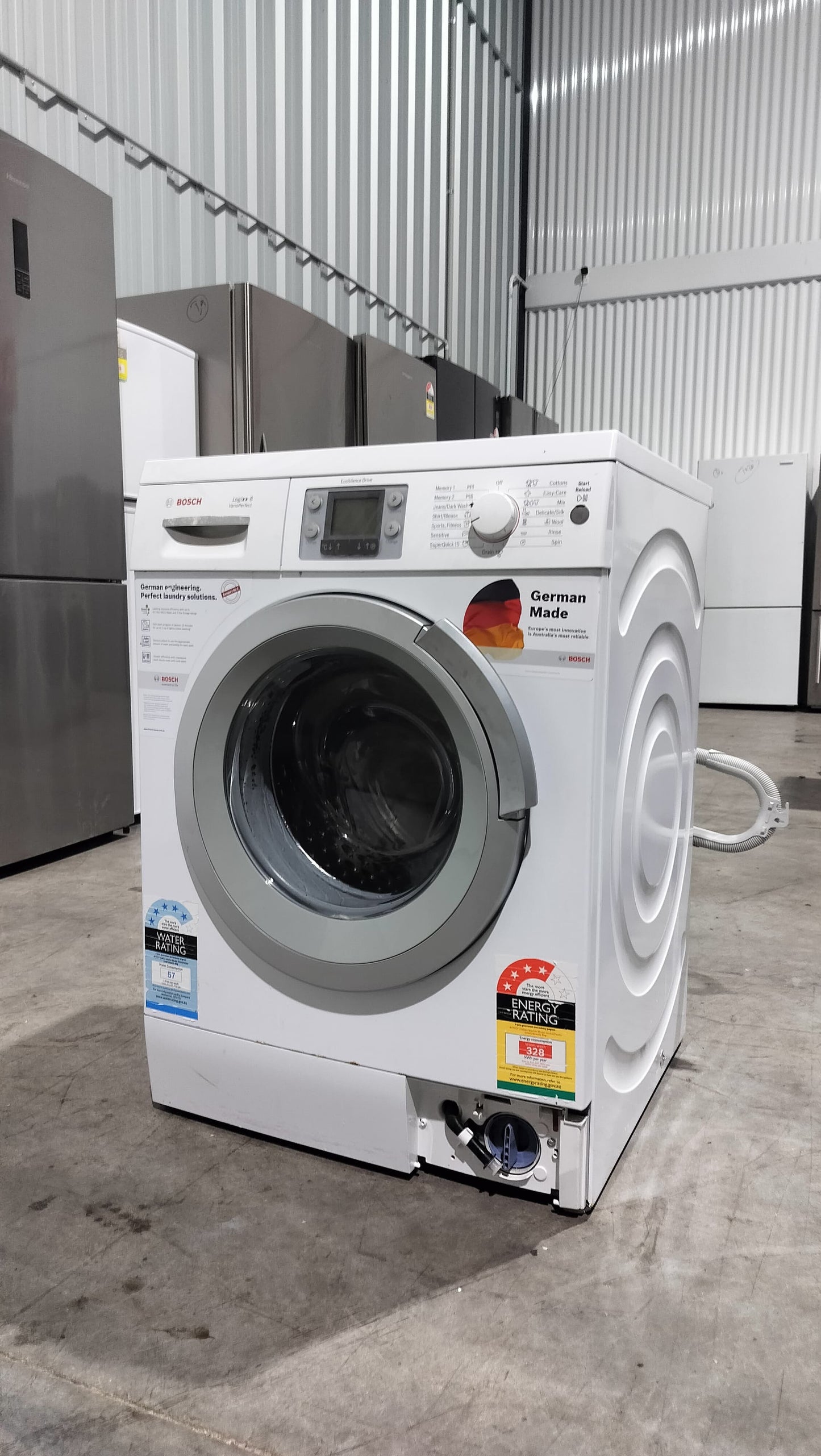 **BOSCH 8kg FRONT LOADER WASHING MACHINE**