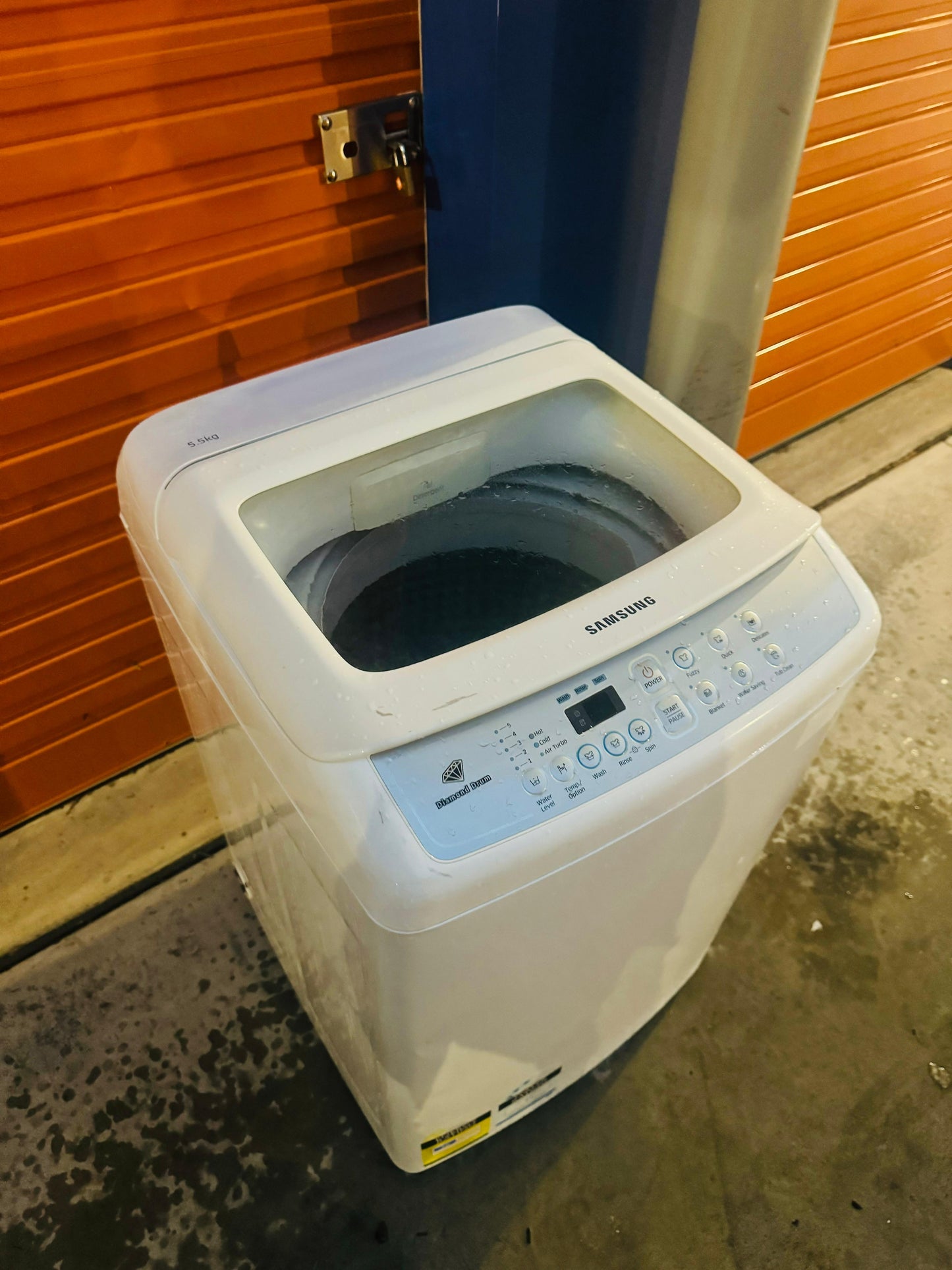 **SAMSUNG 5.5KGS TOP LOADER WASHING MACHINE**