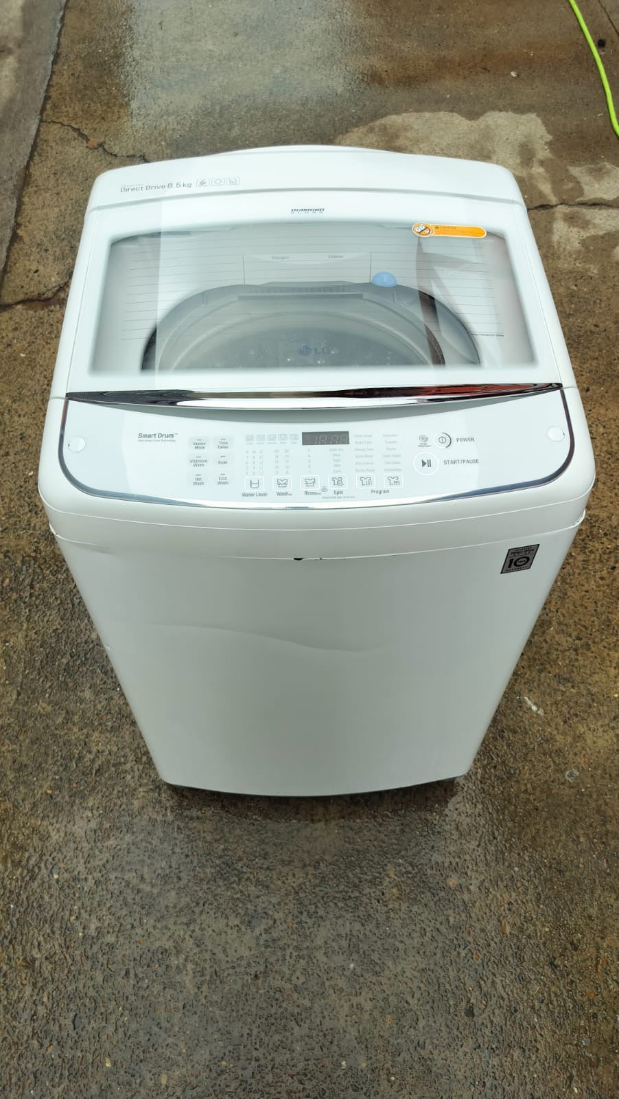 **LG 8.5 KGS TOPLOADER WASHING MACHINE**