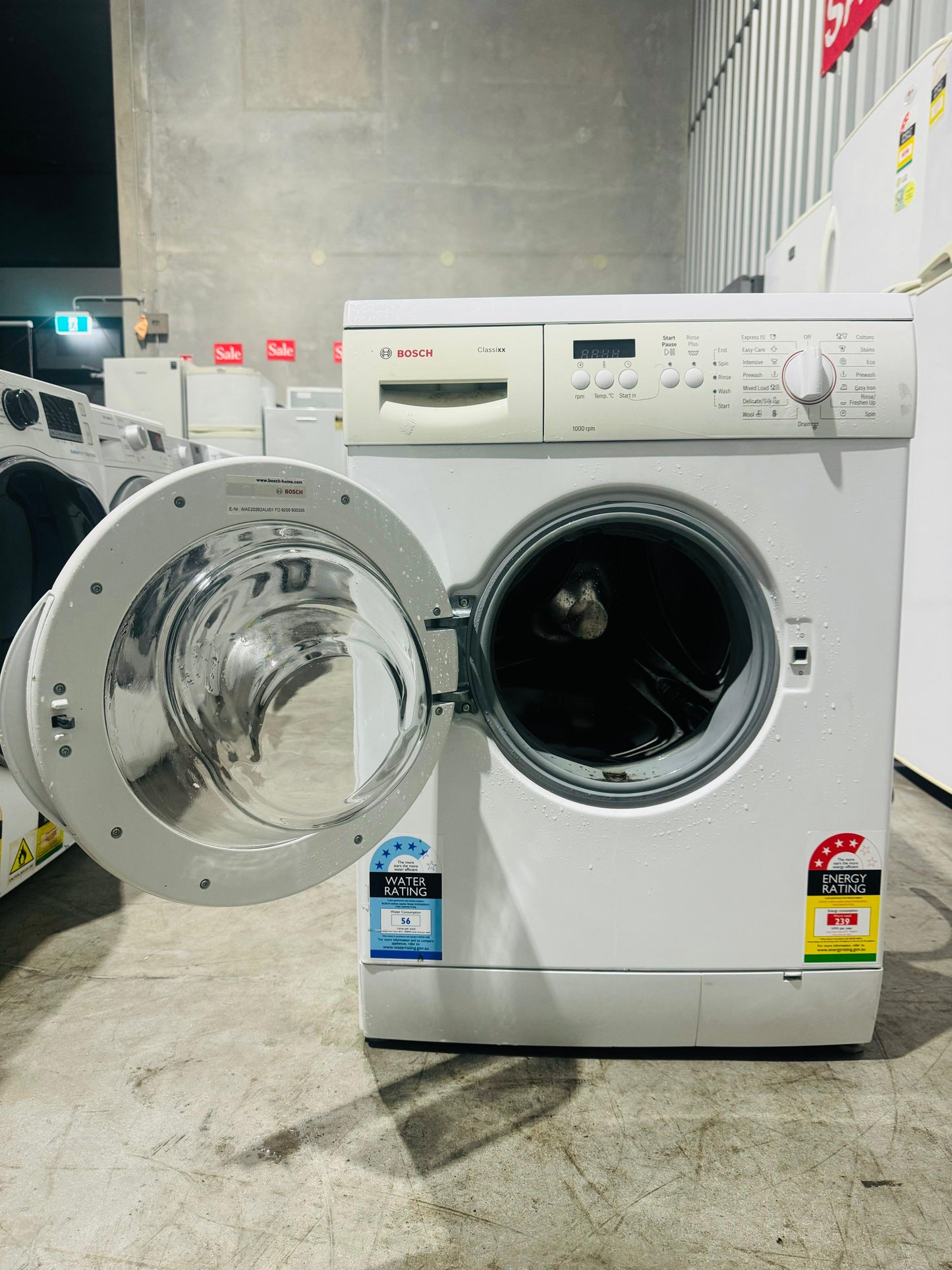 **BOSCH 6.5KGS FRONT LOADER WASHING MACHINE**