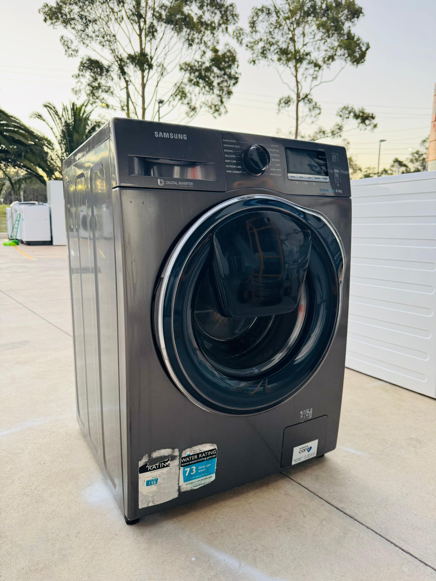 **SAMSUNG 8.5KGS FRONT LOADER WASHING MACHINE*