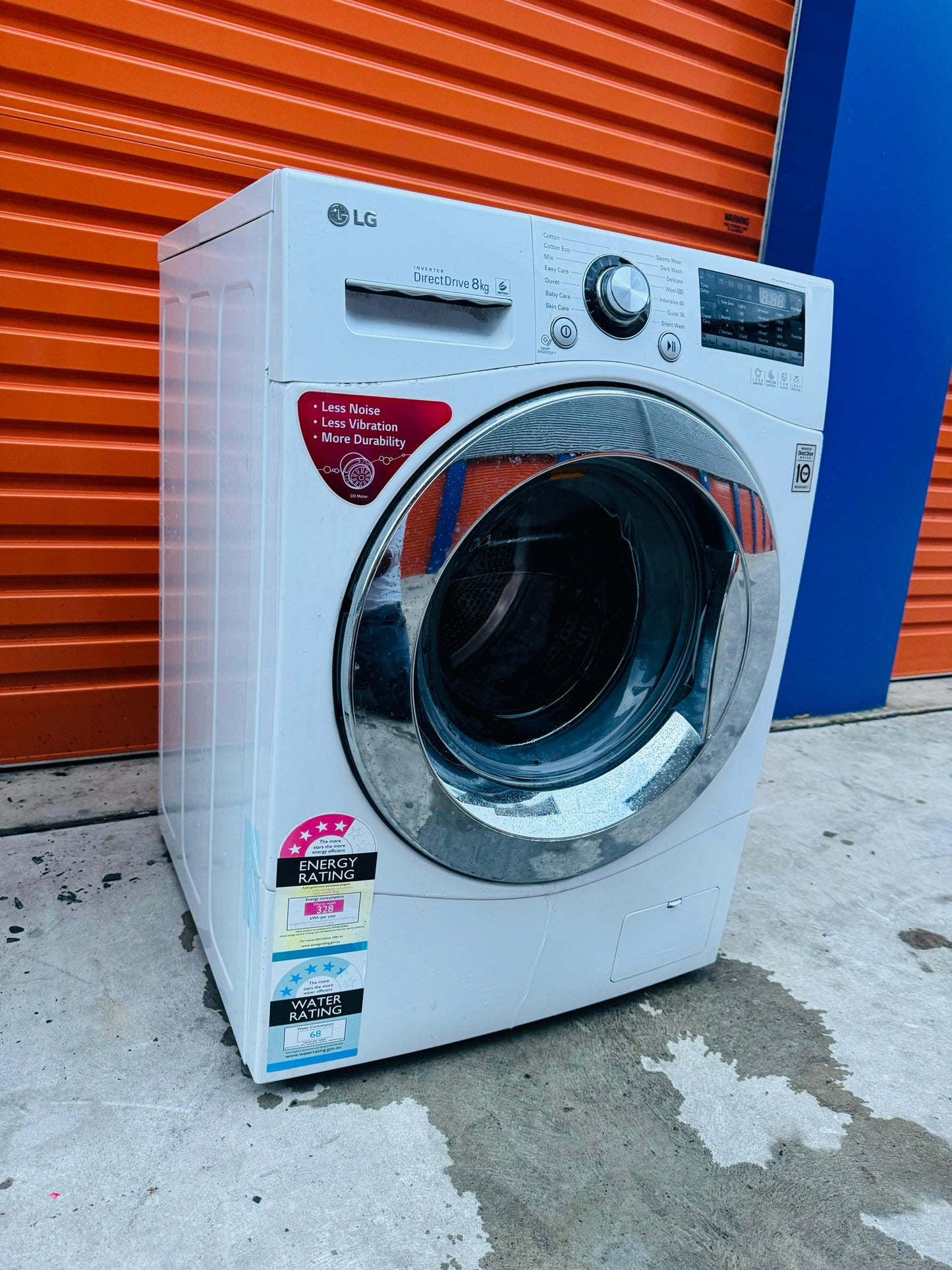 **LG 8 KGS FRONT LOADER WASHING MACHINE**