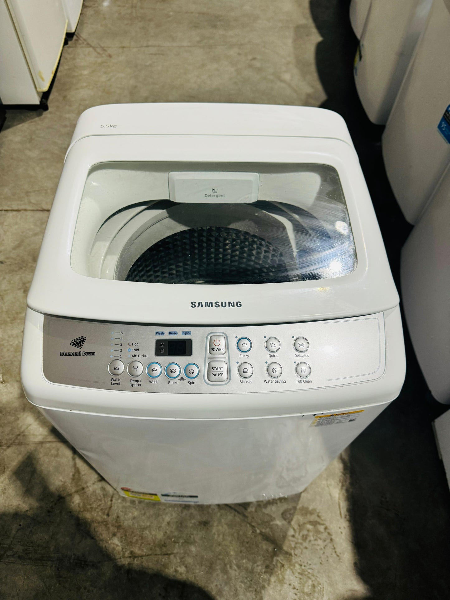 **SAMSUNG 5.5KGS TOP LOADER WASHING MACHINE**