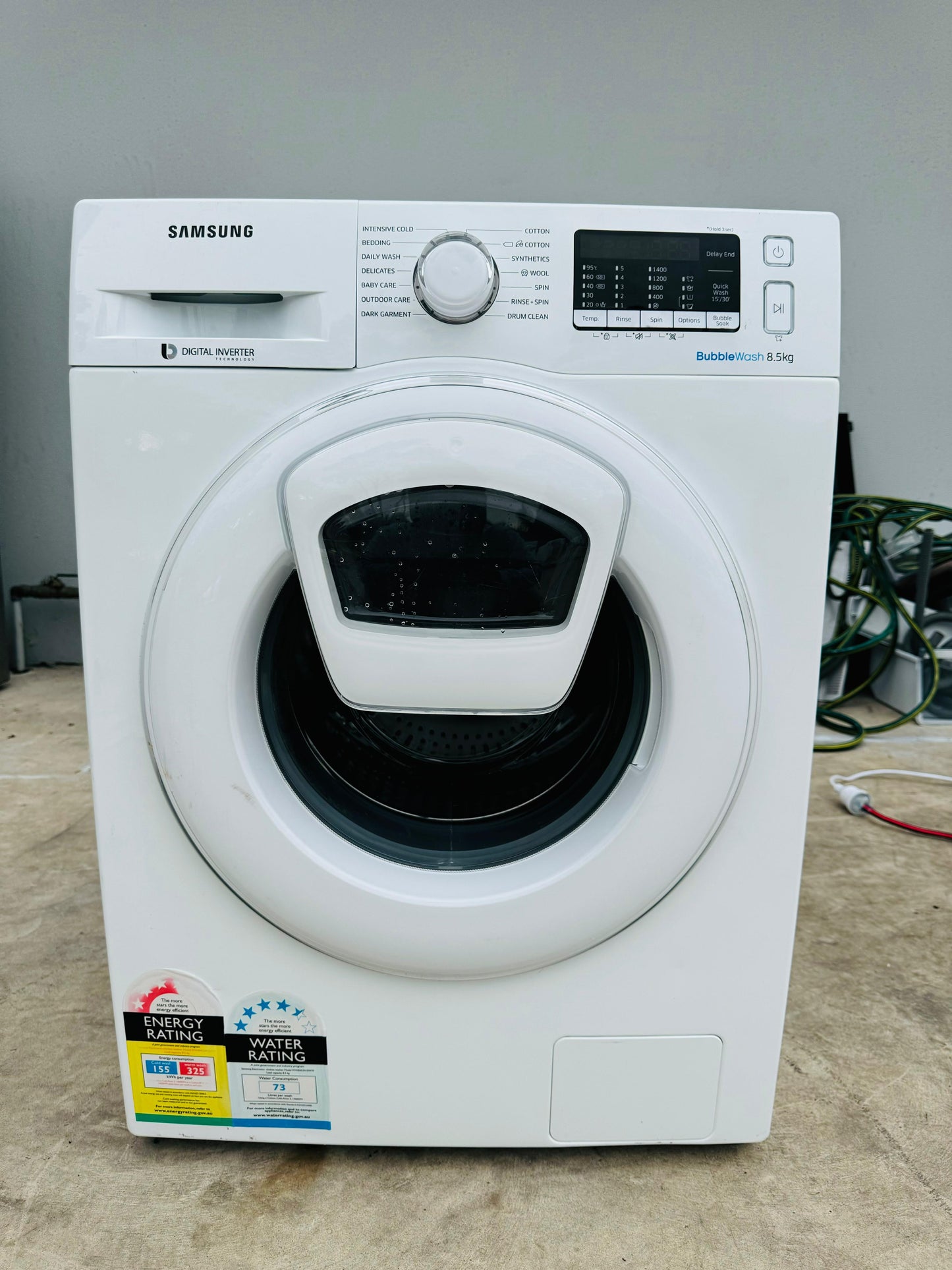 **SAMSUNG 8.5KGS FRONT LOADER WASHING MACHINE**