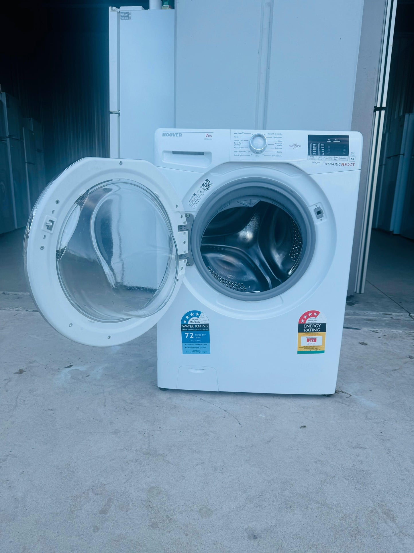 **HOOVER 7KGS FRONT LOADER WASHING MACHINE**