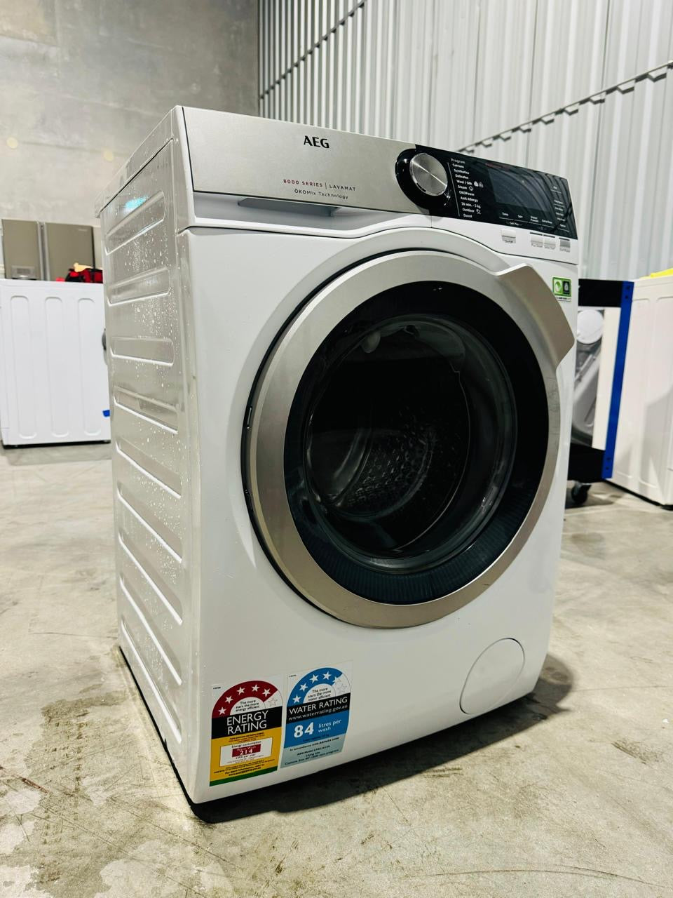 **AEG 10KGS FRONT LOADER WASHING MACHINE**