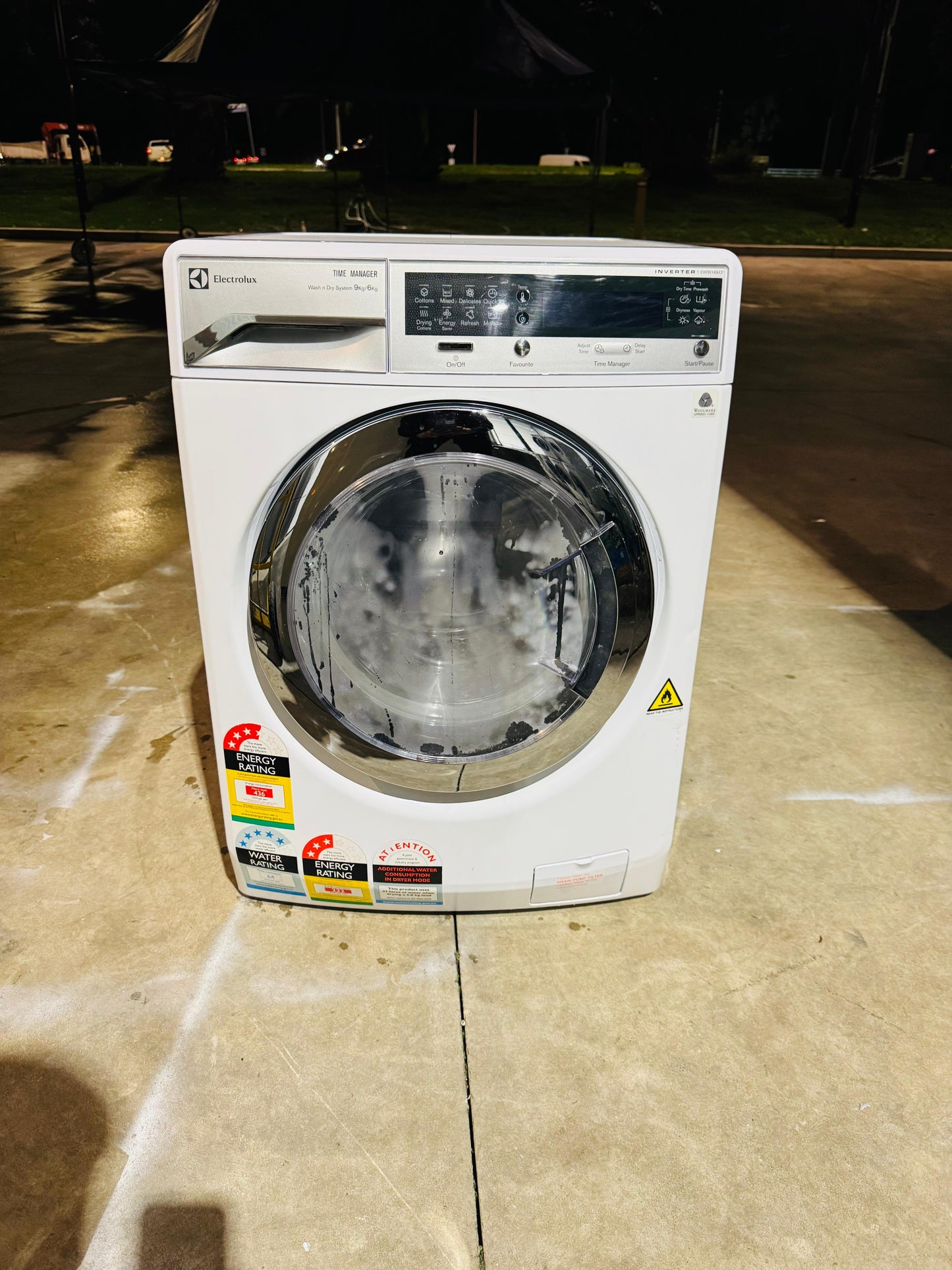 **ELECTROLUX 9 KGS FRONT LOADER WASHING MACHINE**