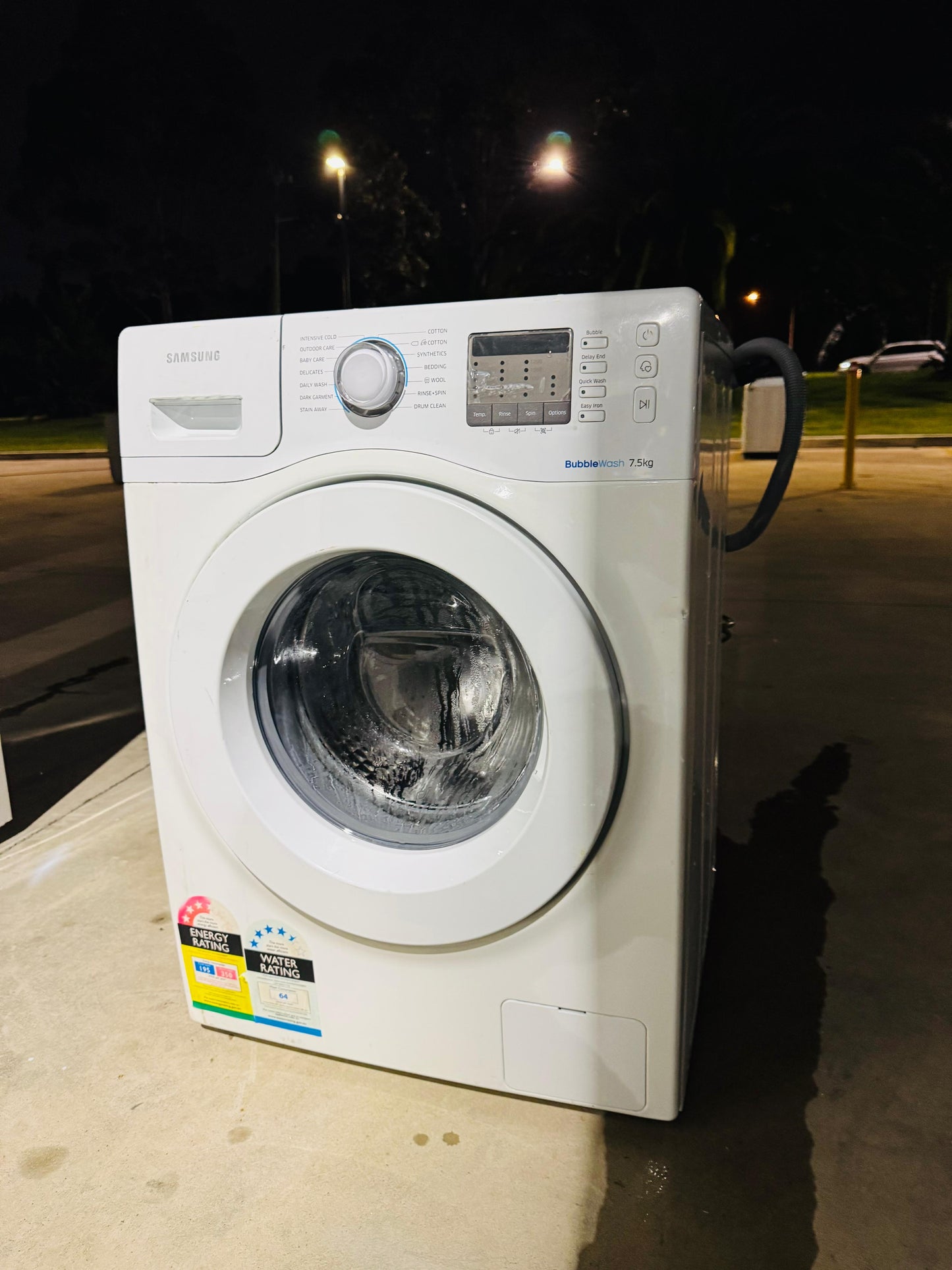 **SAMSUNG 7.5KGS FRONT LOADER WASHING MACHINE**