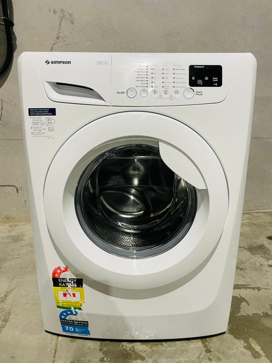 **SIMPSON 7 KGS FRONT LOADER WASHING MACHINE**