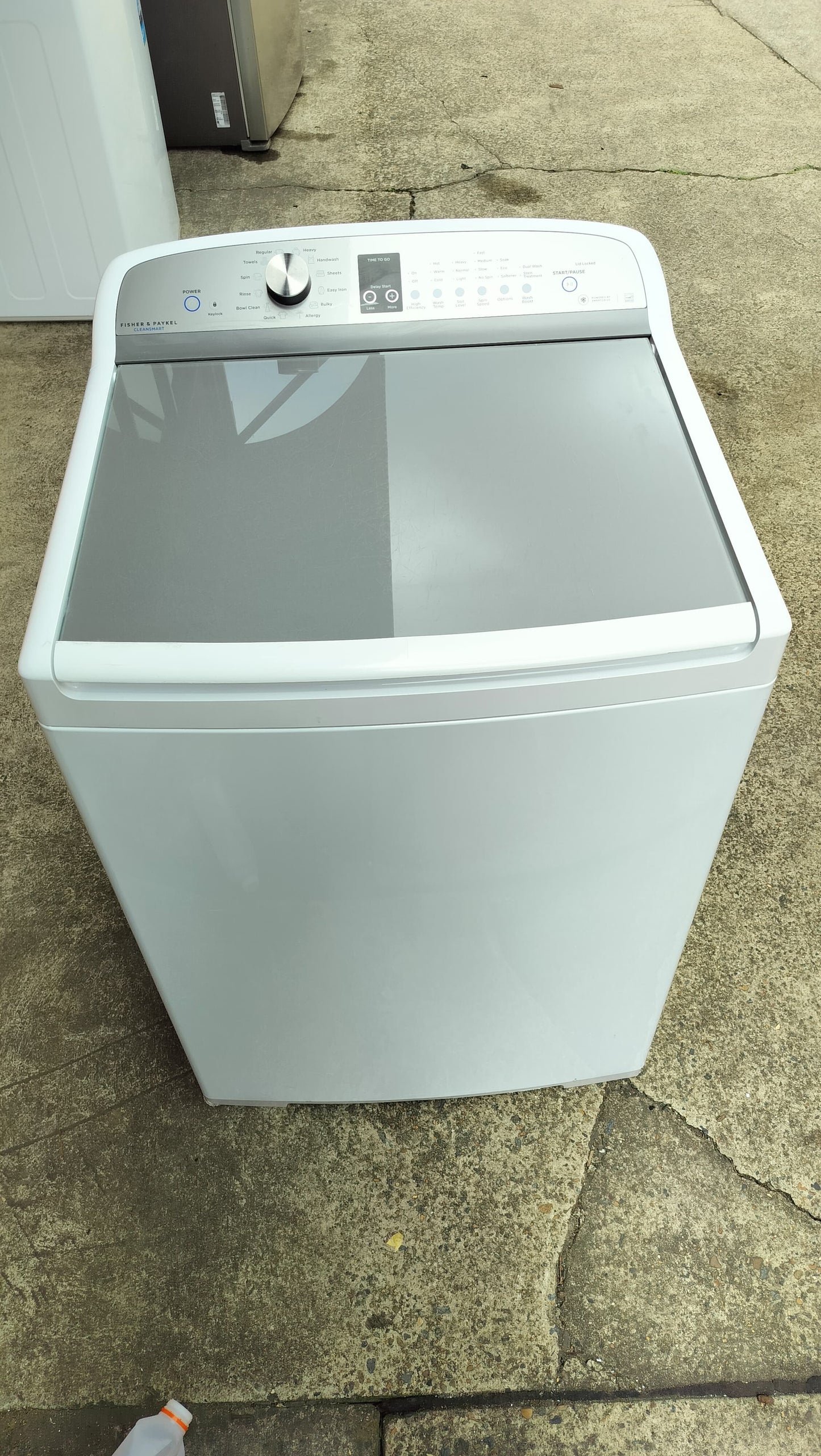 **FISHER & PAYKEL 10 KGS TOP LOADER WASHING MACHINE**