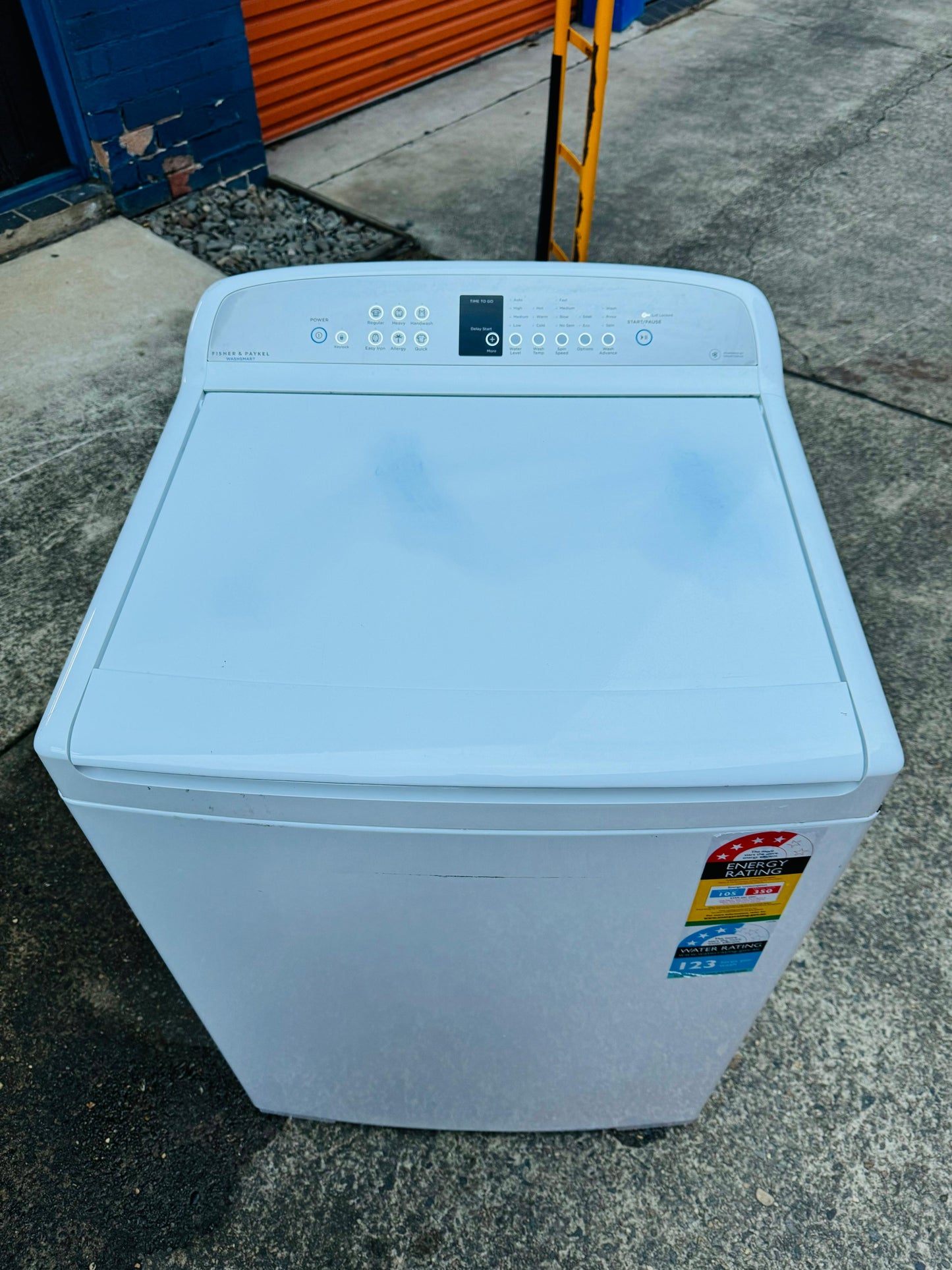 **FISHER & PAYKEL 10KGS TOP LOADER WASHING MACHINE**