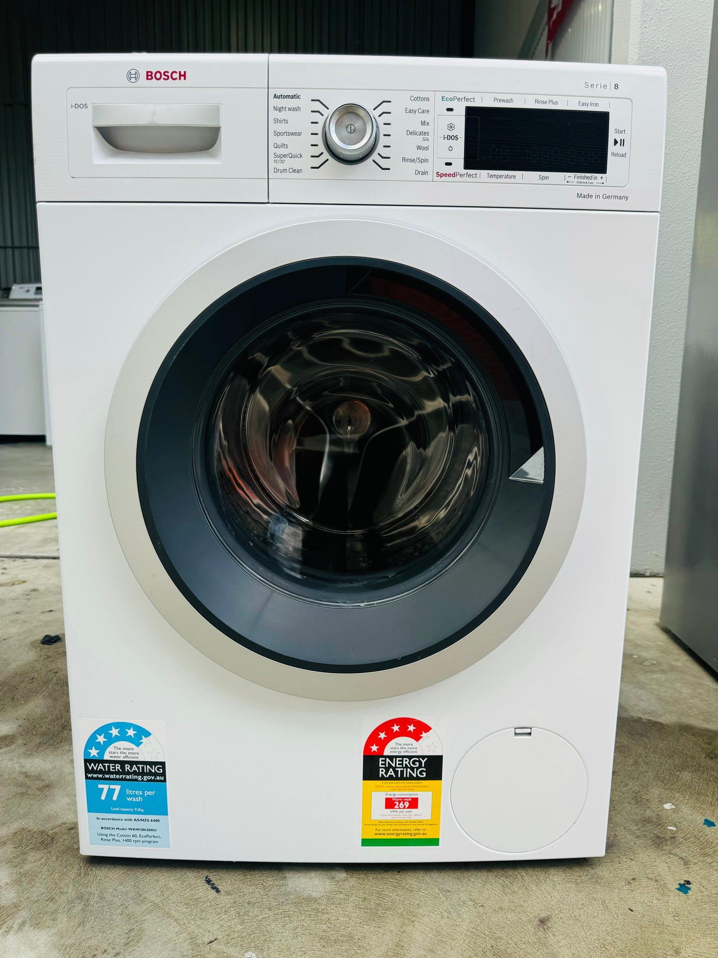 **BOSCH 9KGS FRONT LOADER WASHING MACHINE**