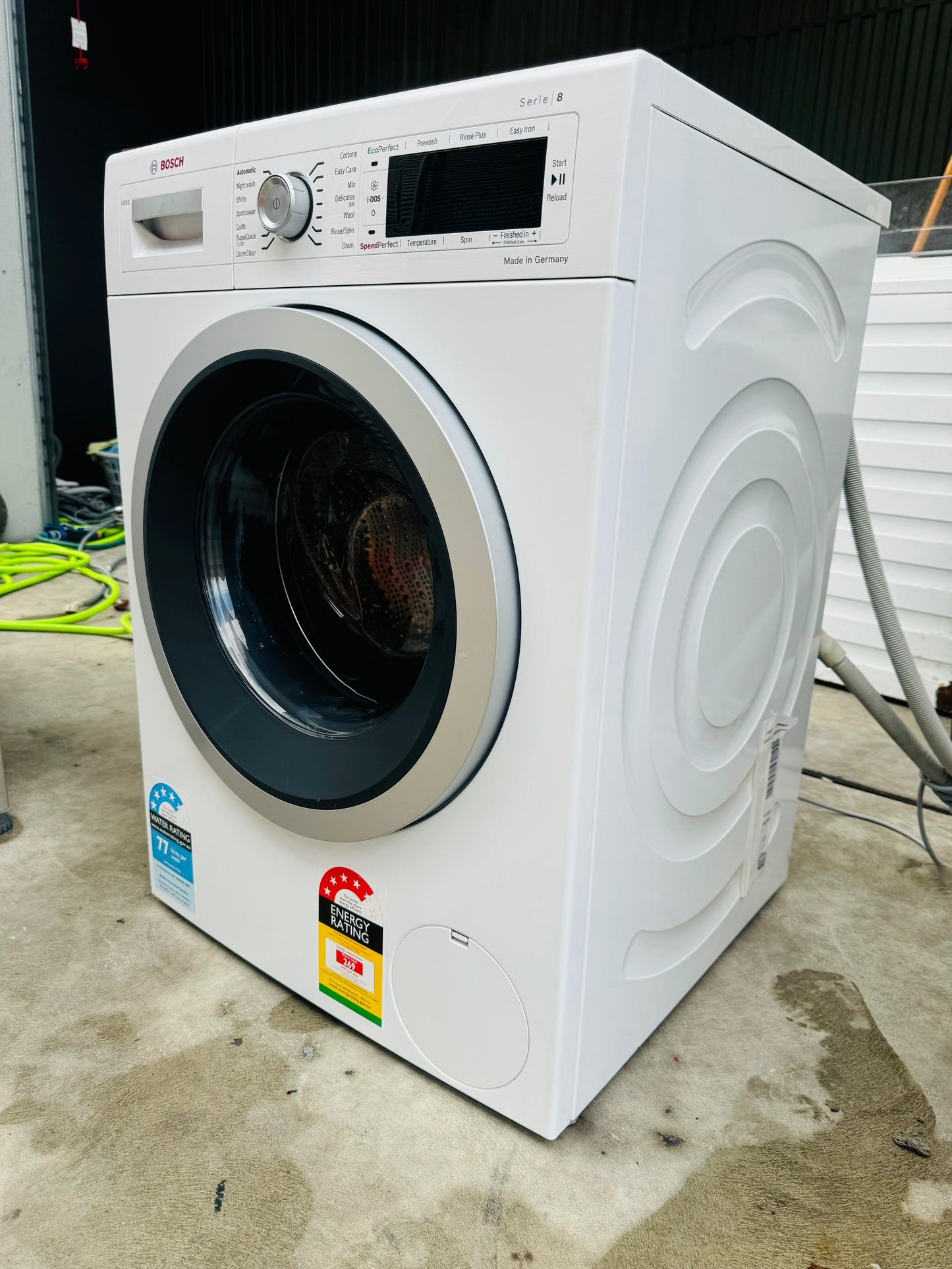 **BOSCH 9KGS FRONT LOADER WASHING MACHINE**