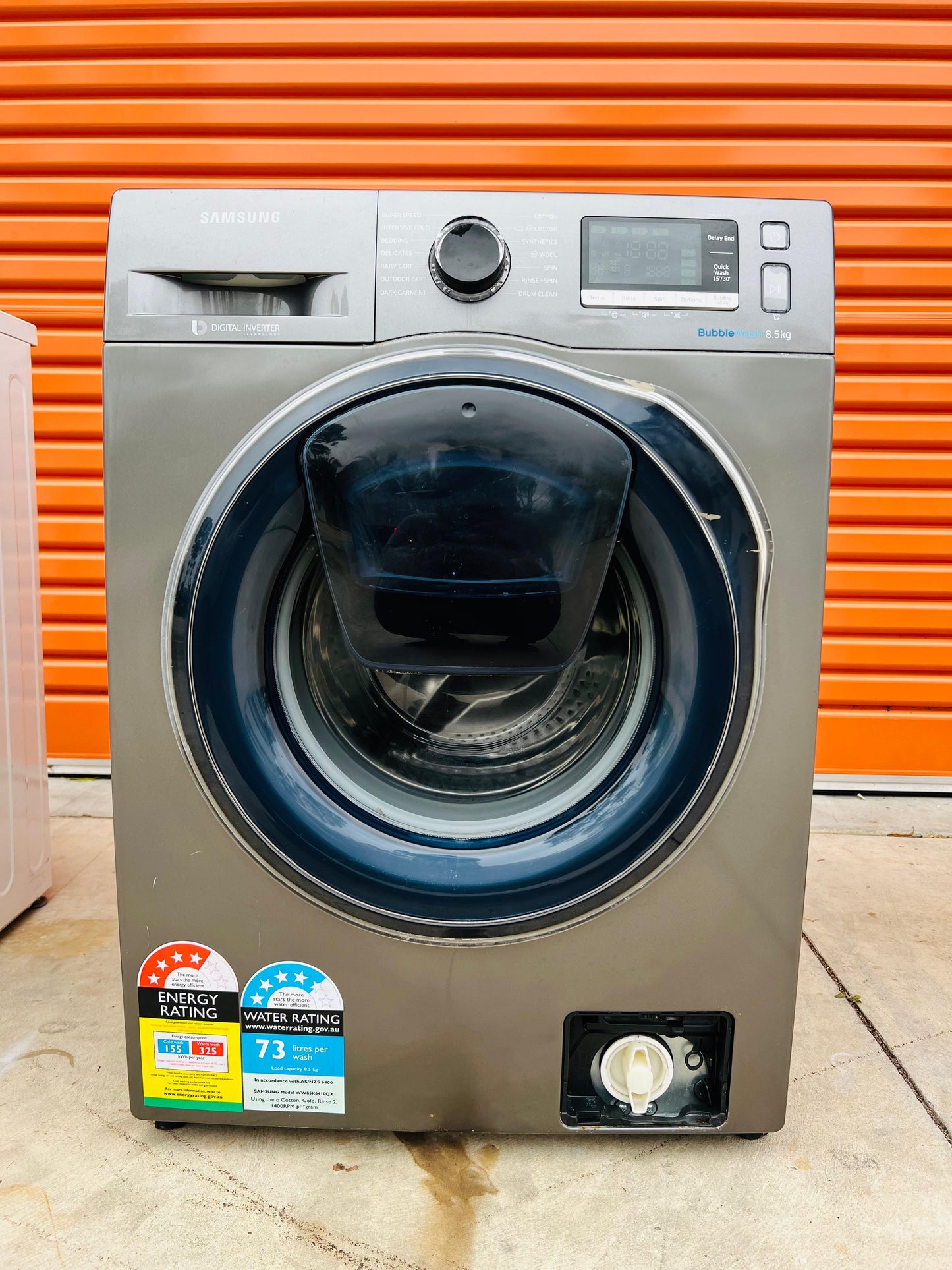 **SAMSUNG 8.5 KGS FRONT LOADER WASHING MACHINE**