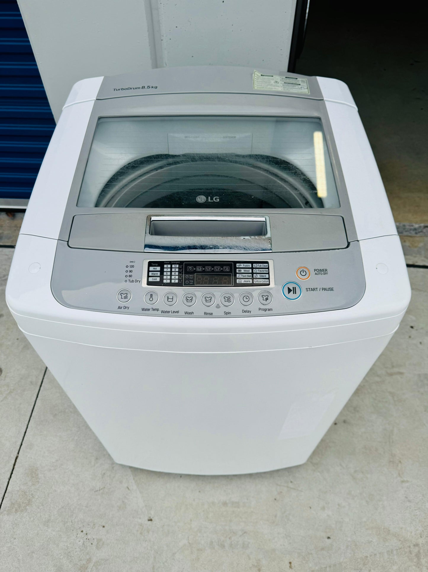 **LG 8.5KGS TOP LOADER WASHING MACHINE**