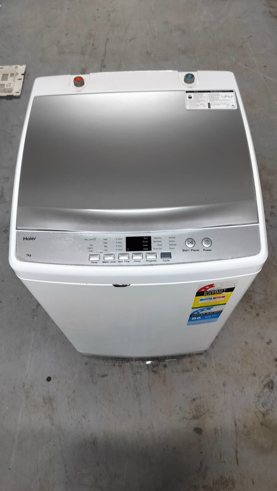 **HAIER 7 KGS TOPLOADER WASHING MACHINE**