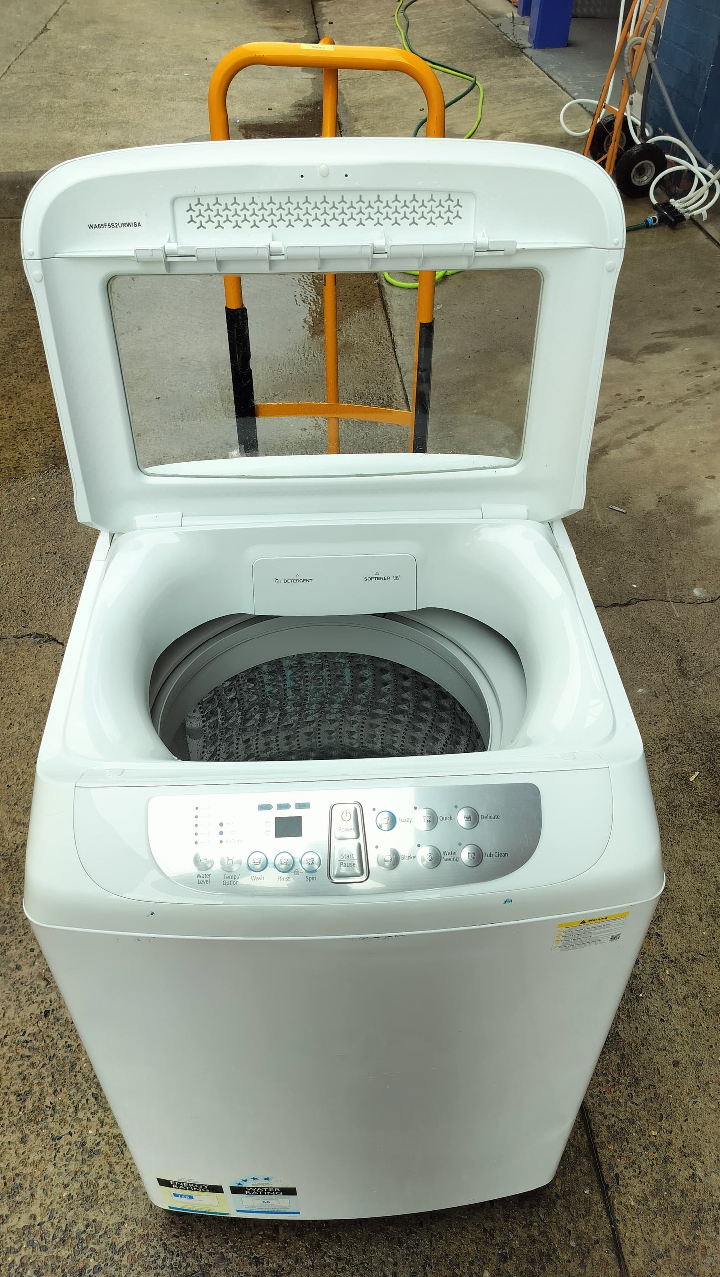 **SAMSUNG 6.5 KGS TOPLOADER WASHING MACHINE**