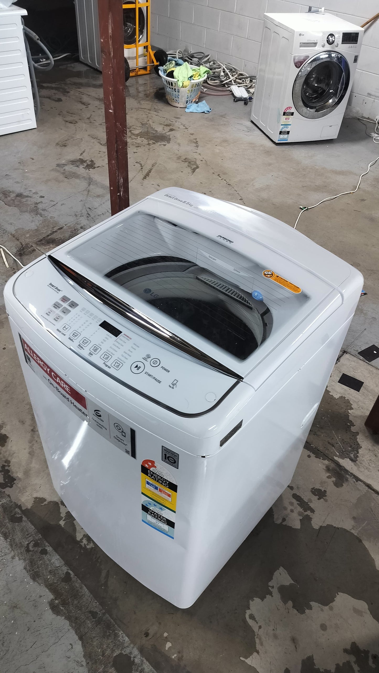 **LG 8.5 KGS TOPLOADER WASHING MACHINE**