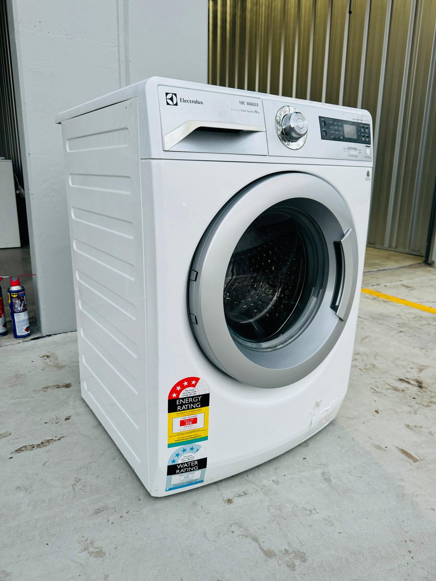 **ELECTROLUX 8KGS FRONT LOADER WASHING MACHINE**