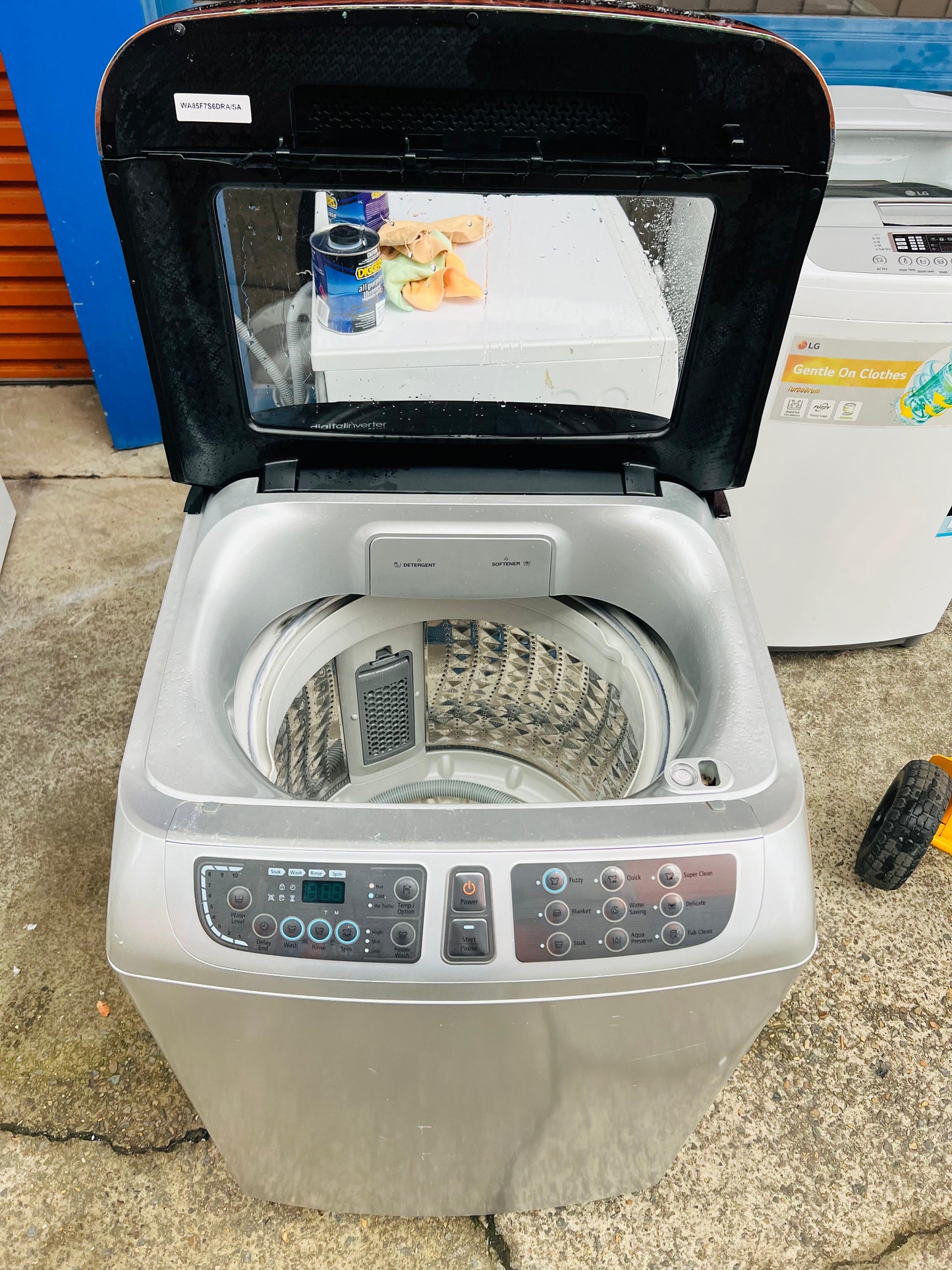 **SAMSUNG 8.5KGS TOP LOADER WASHING MACHINE**