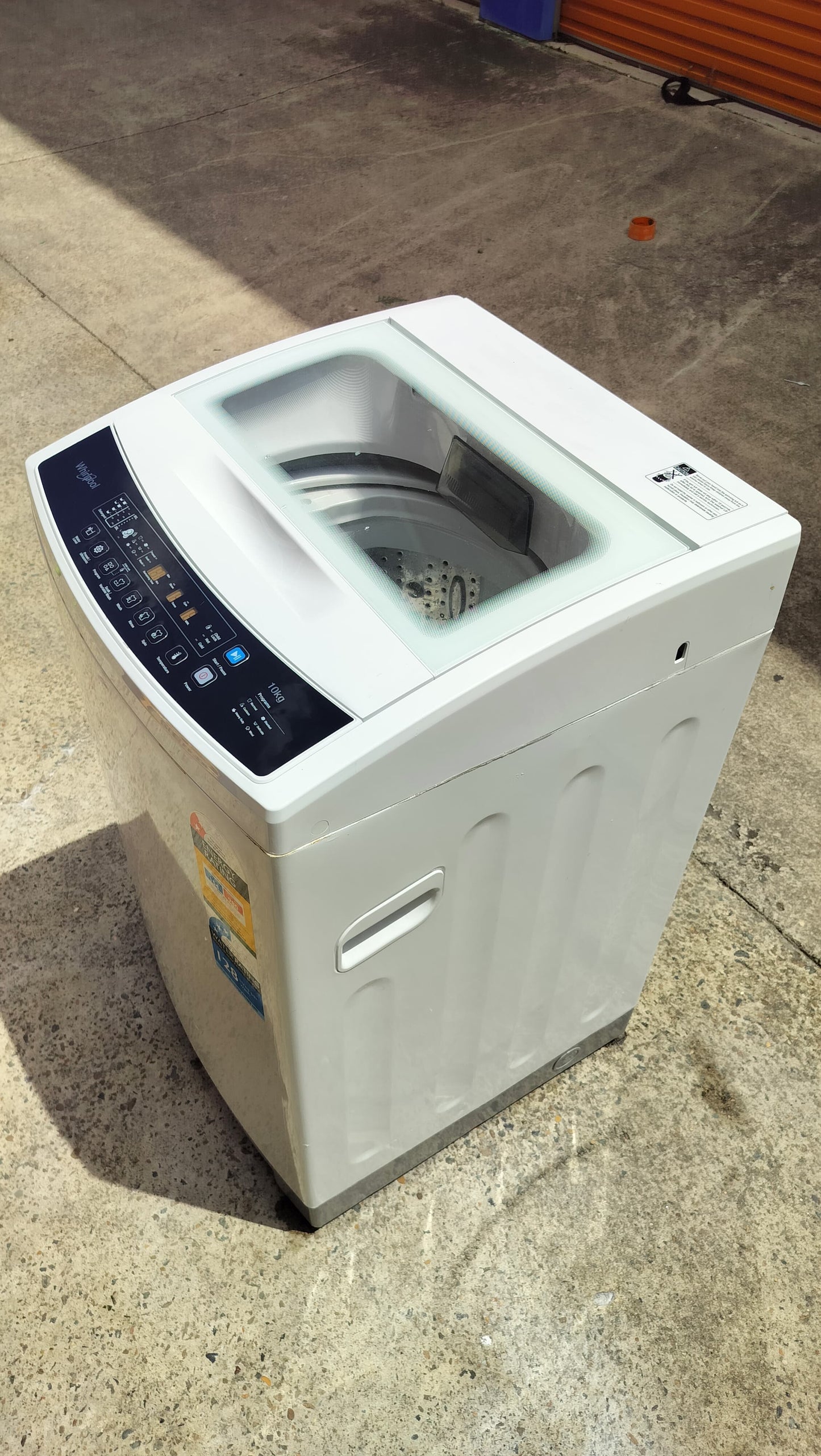 **WHIRLPOOL 10 KGS TOP LOADER WASHING MACHINE**