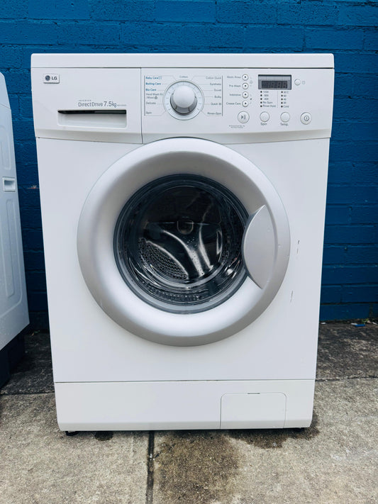 **LG 7.5KGS FRONT LOADER WASHING MACHINE**