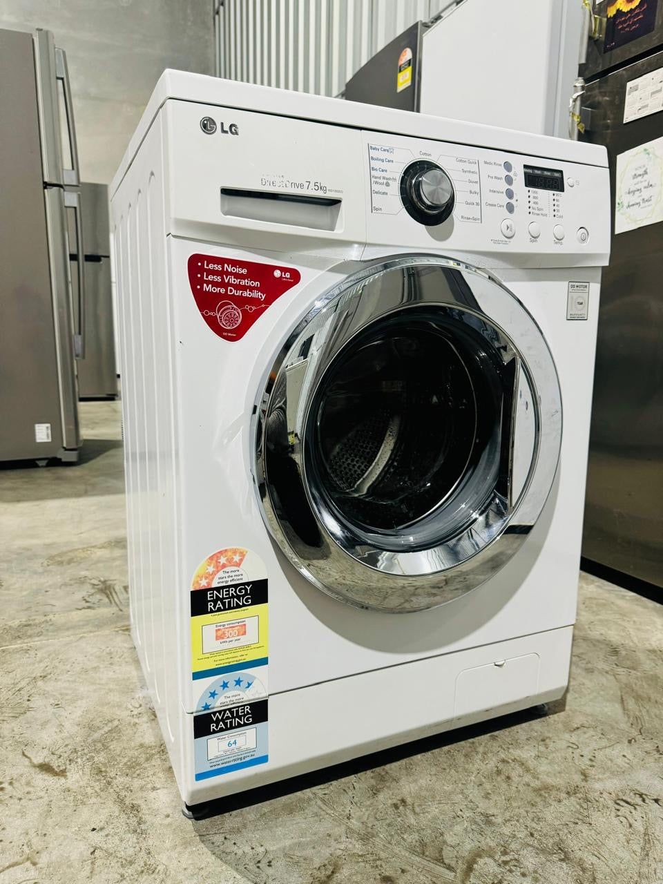 **LG 7.5KGS FRONT LOADER WASHING MACHINE**