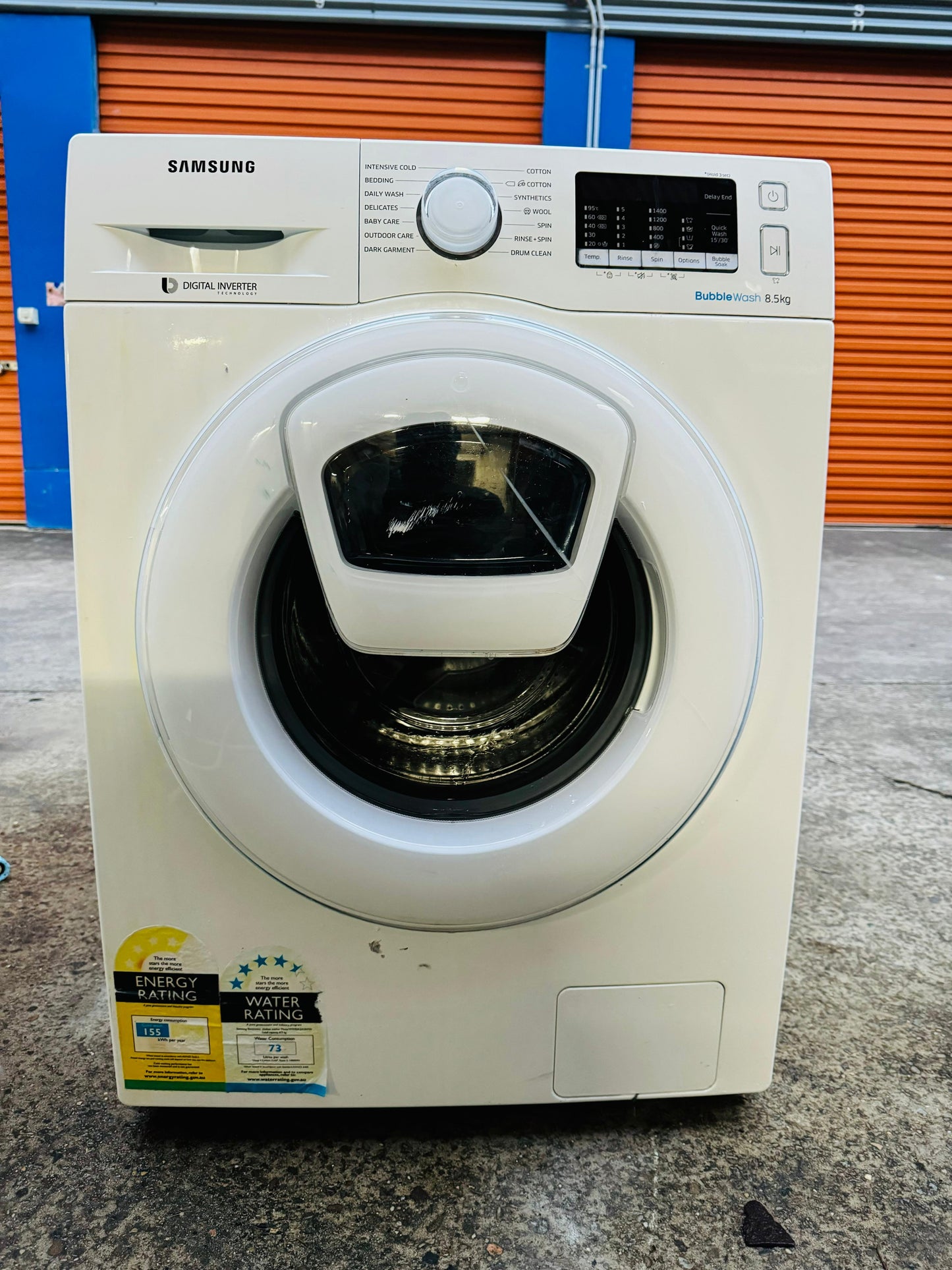 **SAMSUNG 8.5KG FRONT LOADER WASHING MACHINE**