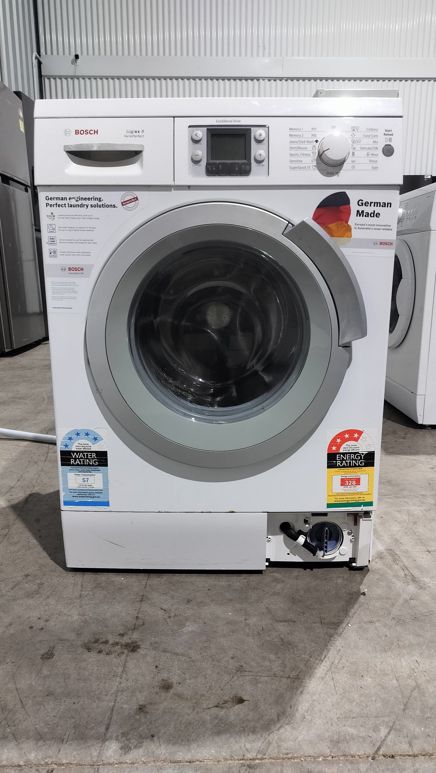 **BOSCH 8kg FRONT LOADER WASHING MACHINE**