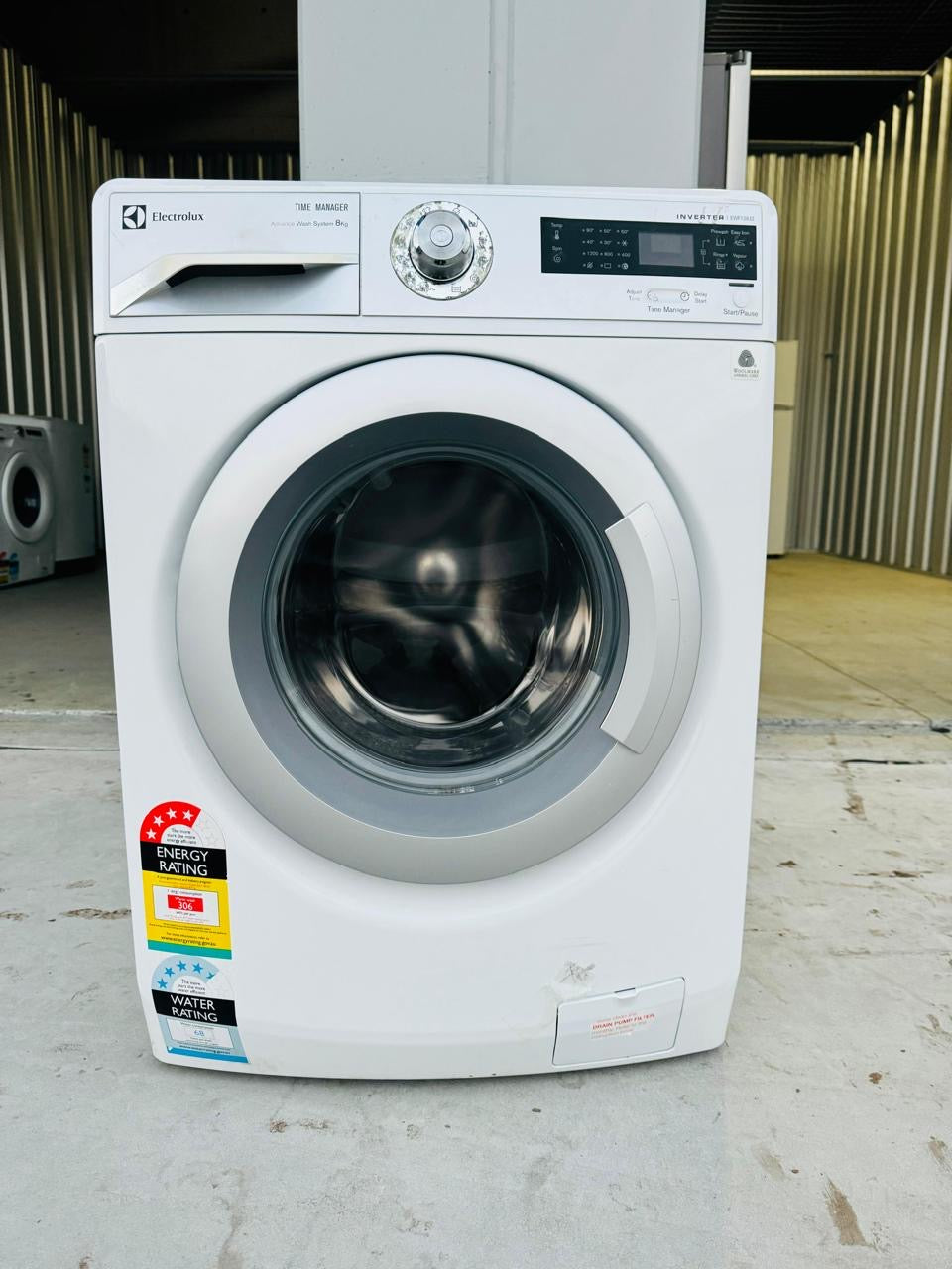 **ELECTROLUX 8KGS FRONT LOADER WASHING MACHINE**