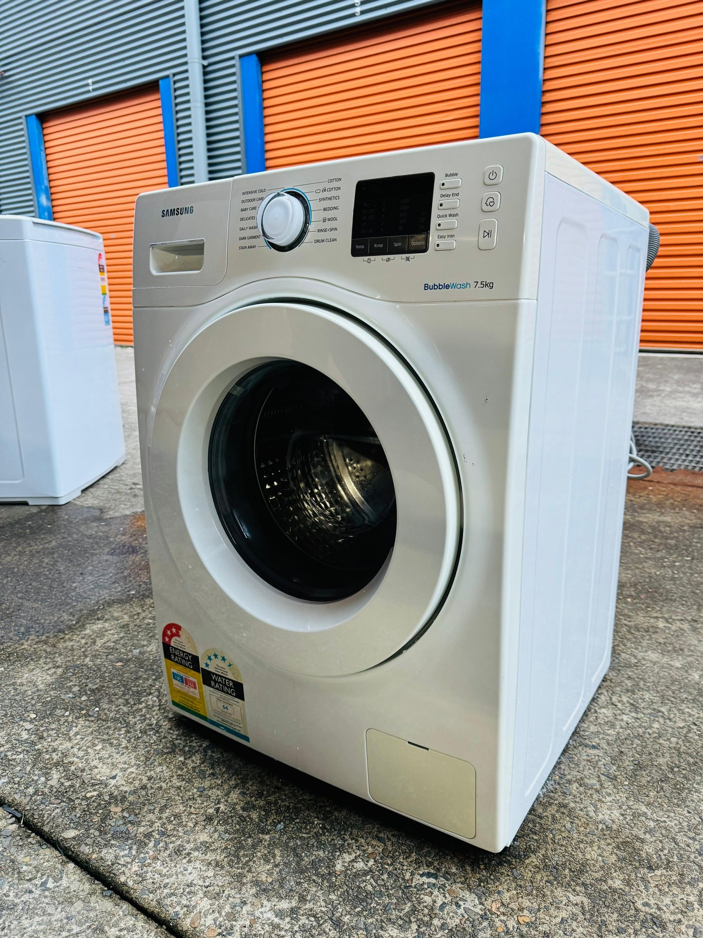 **SAMSUNG 7.5 KGS FRONT LOADER WASHING MACHINE**