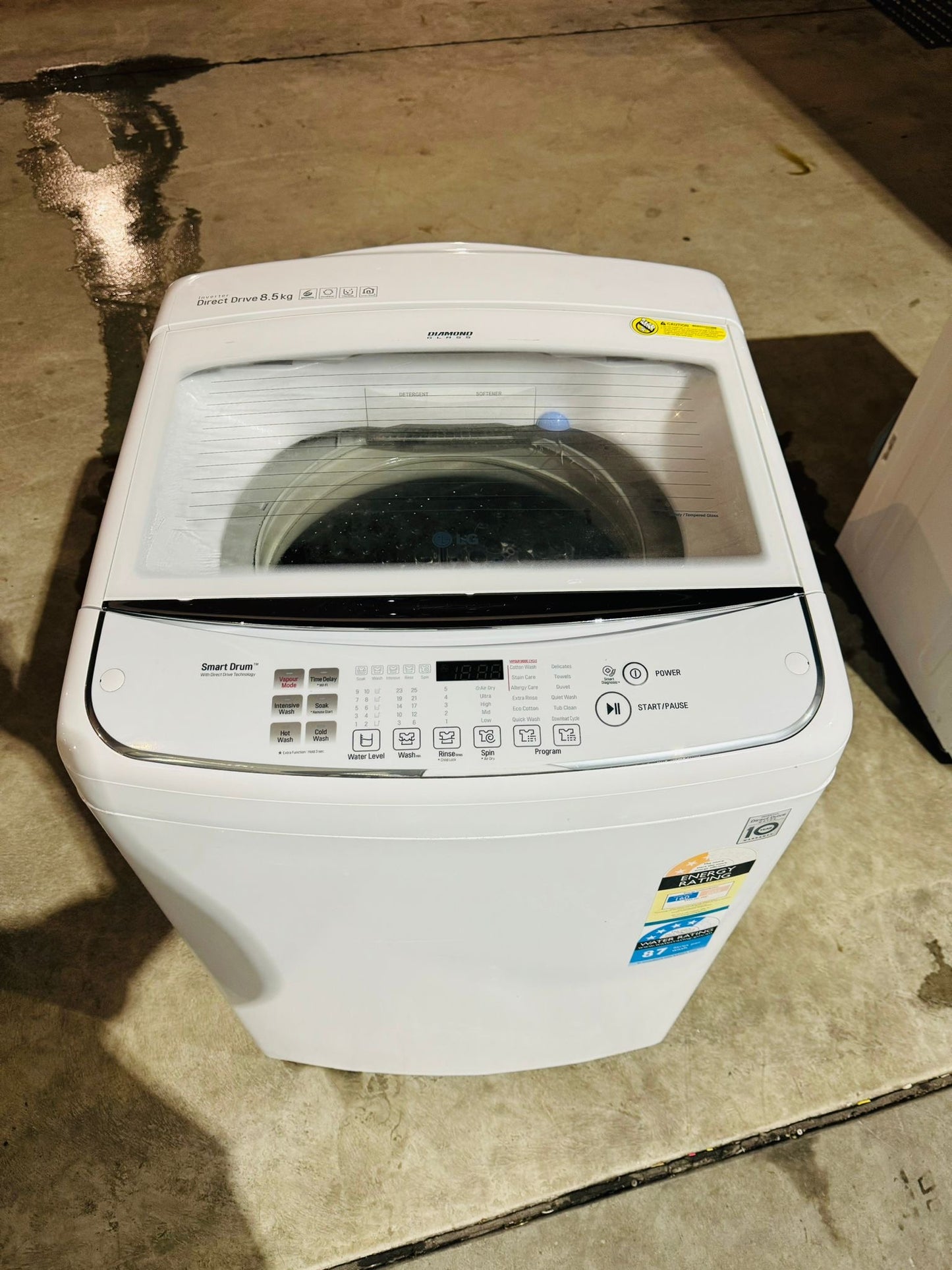 **LG 8.5 KGS TOP LOADER WASHING MACHINE**