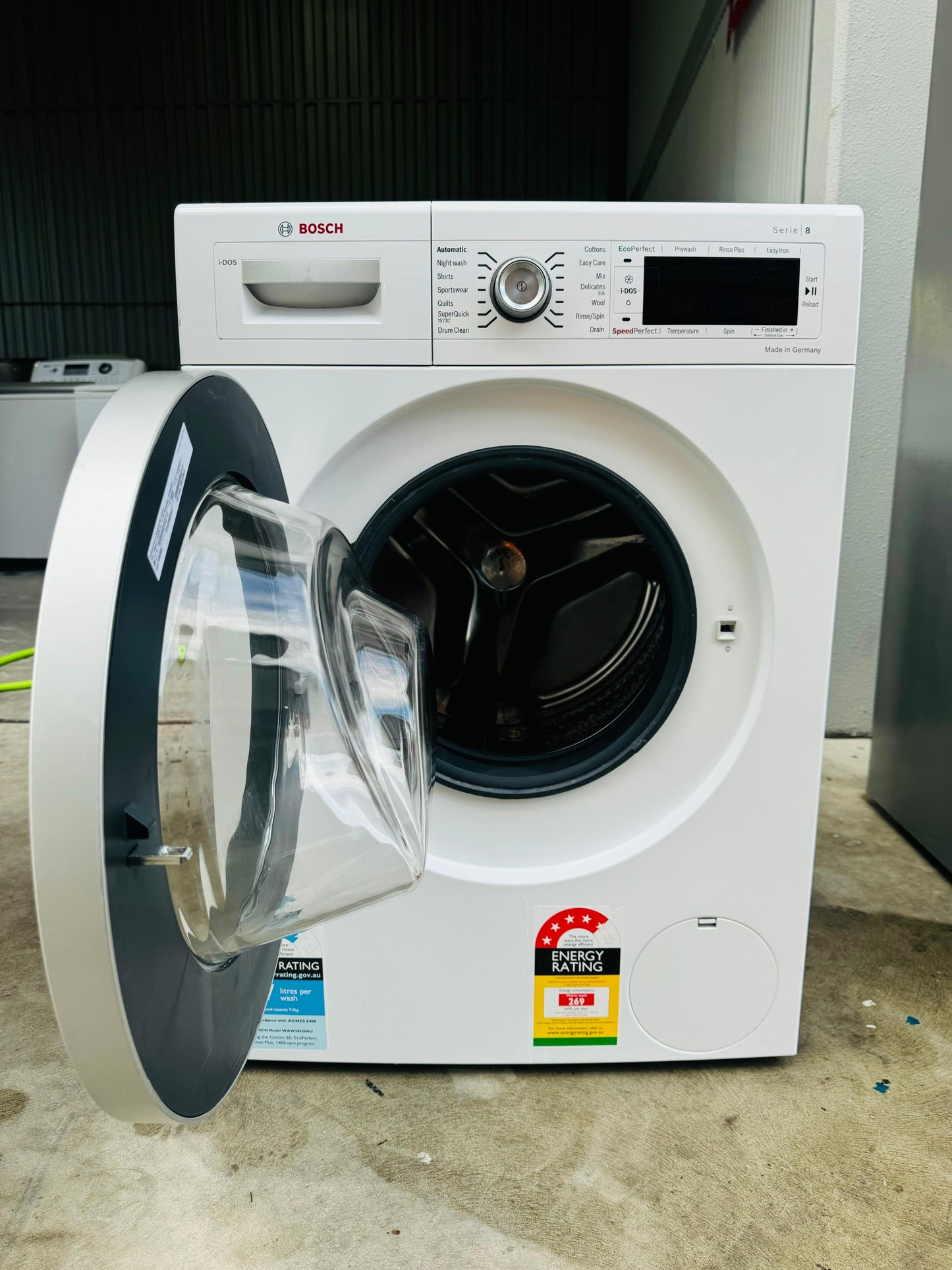 **BOSCH 9KGS FRONT LOADER WASHING MACHINE**