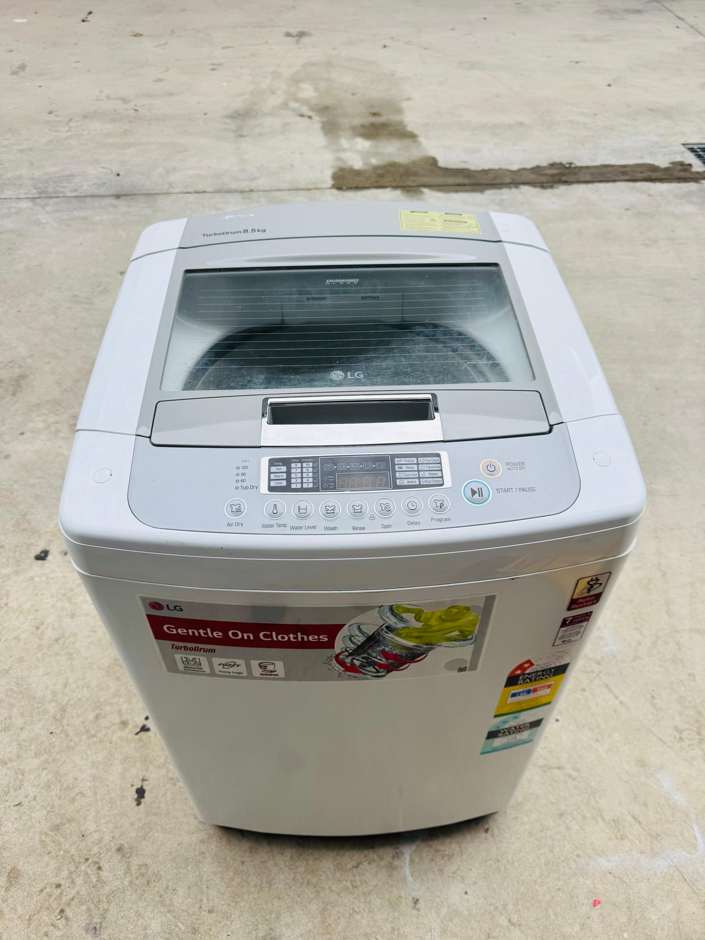 **LG 8.5 KGS TOP LOADER WASHING MACHINE**