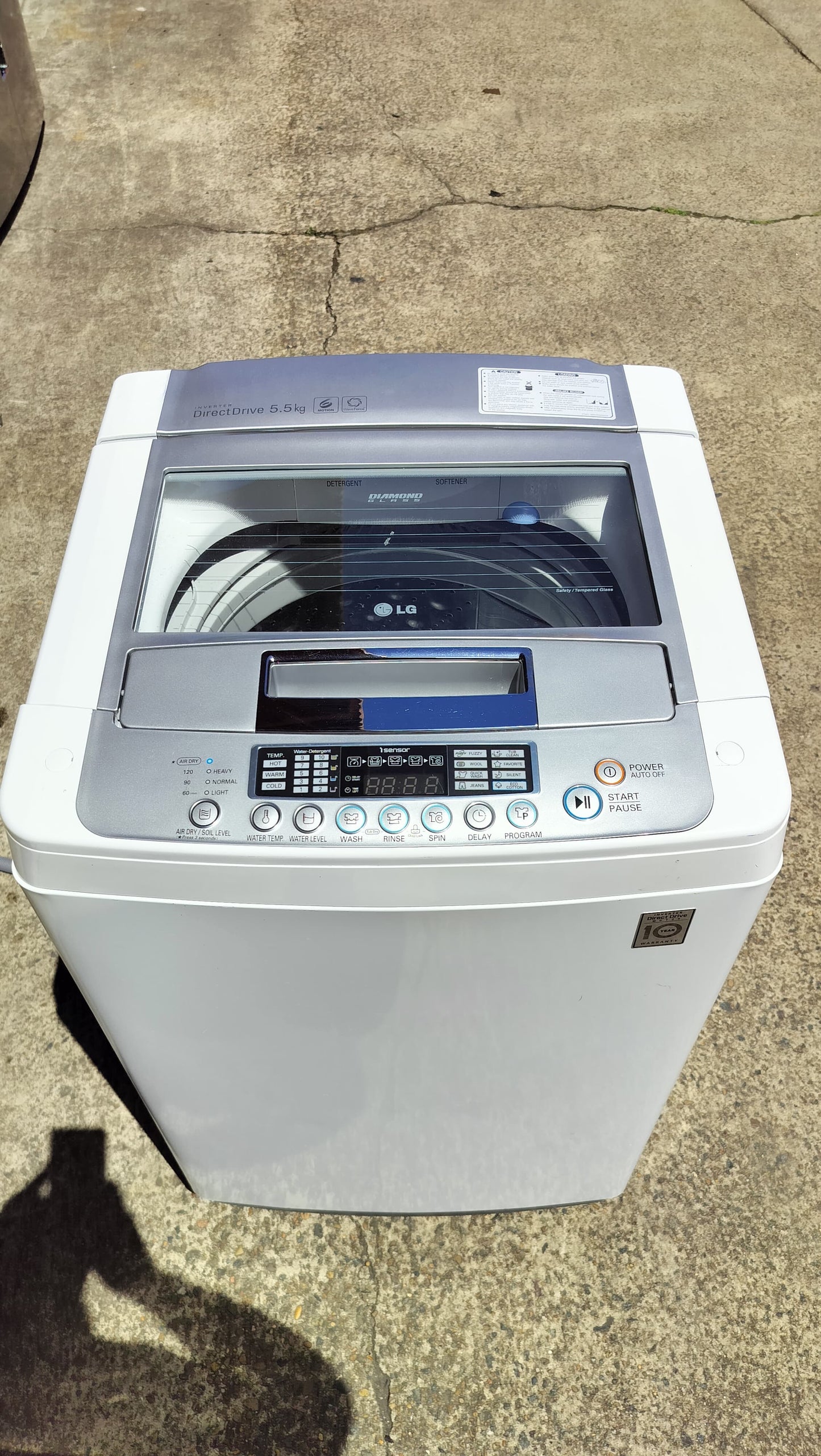 **LG 5.5KGS TOP LOADER WASHING MACHINE**