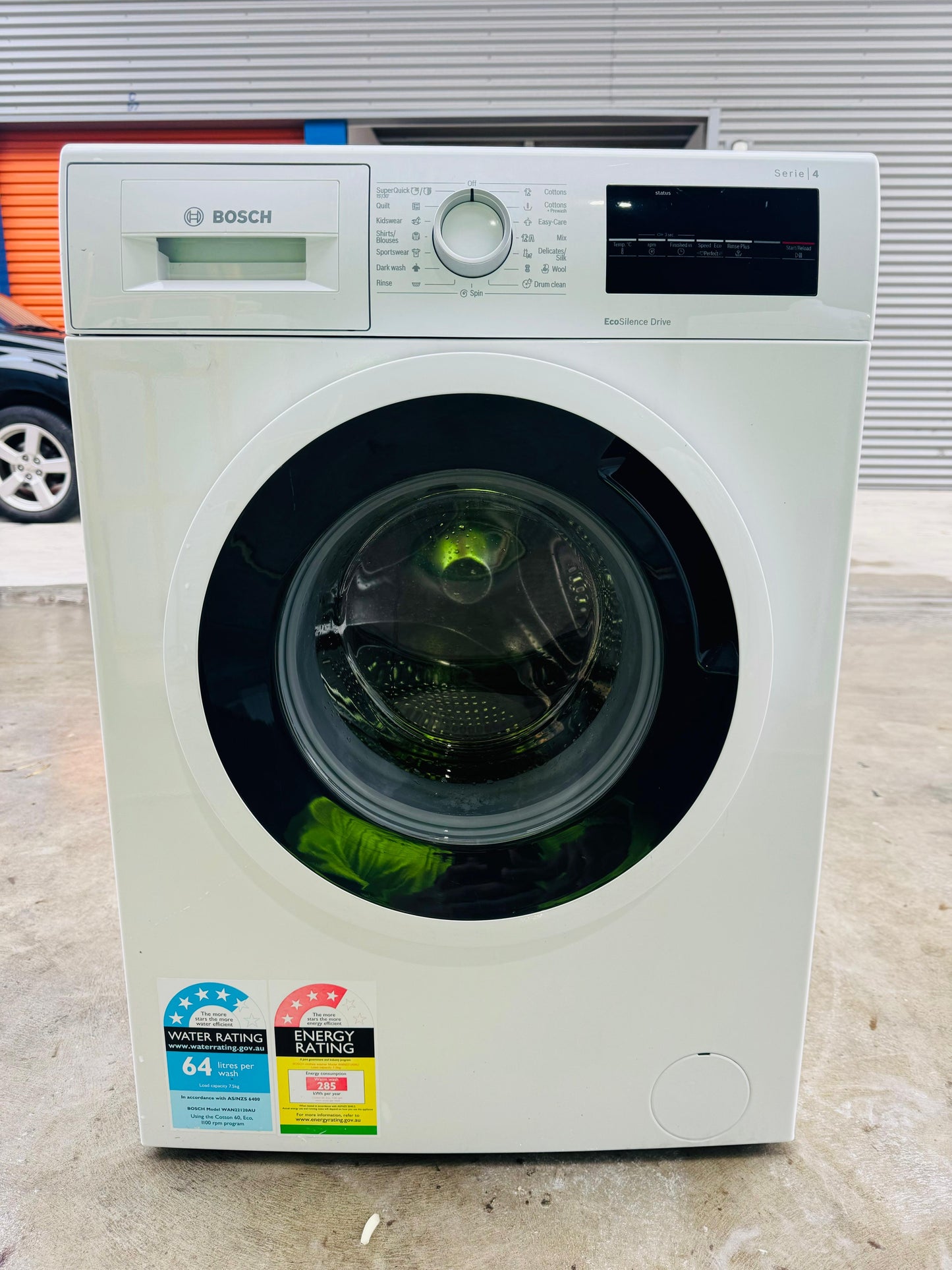 **BOSCH 7.5KGS FRONT LOADER WASHING MACHINE**