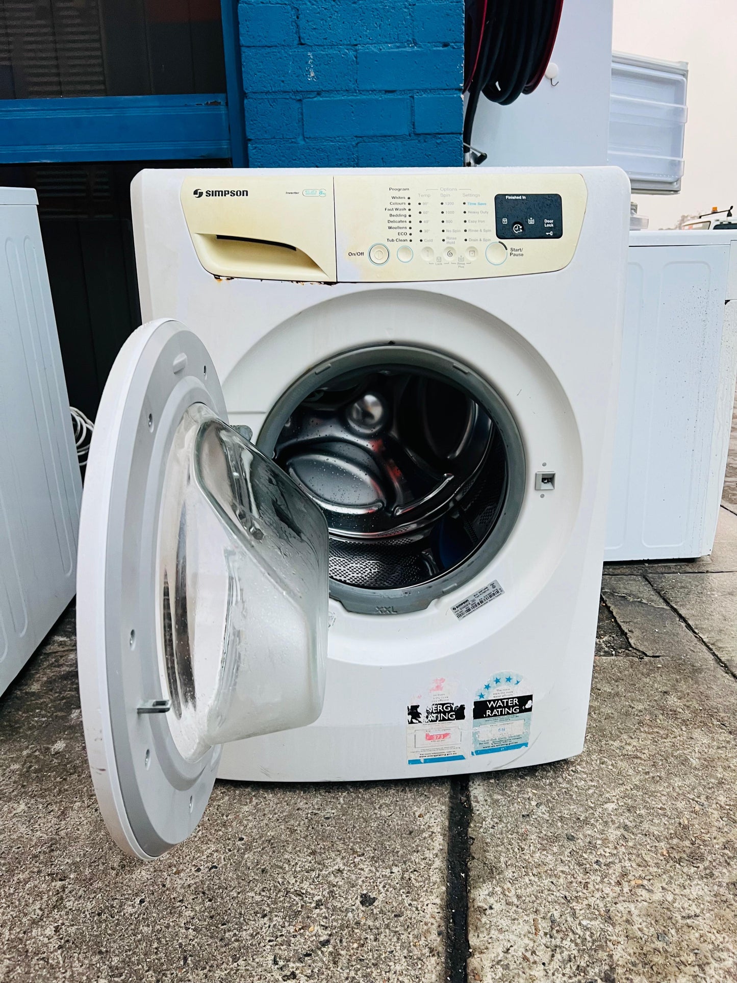 **SIMPSON 8KGS FRONT LOADER WASHING MACHINE**