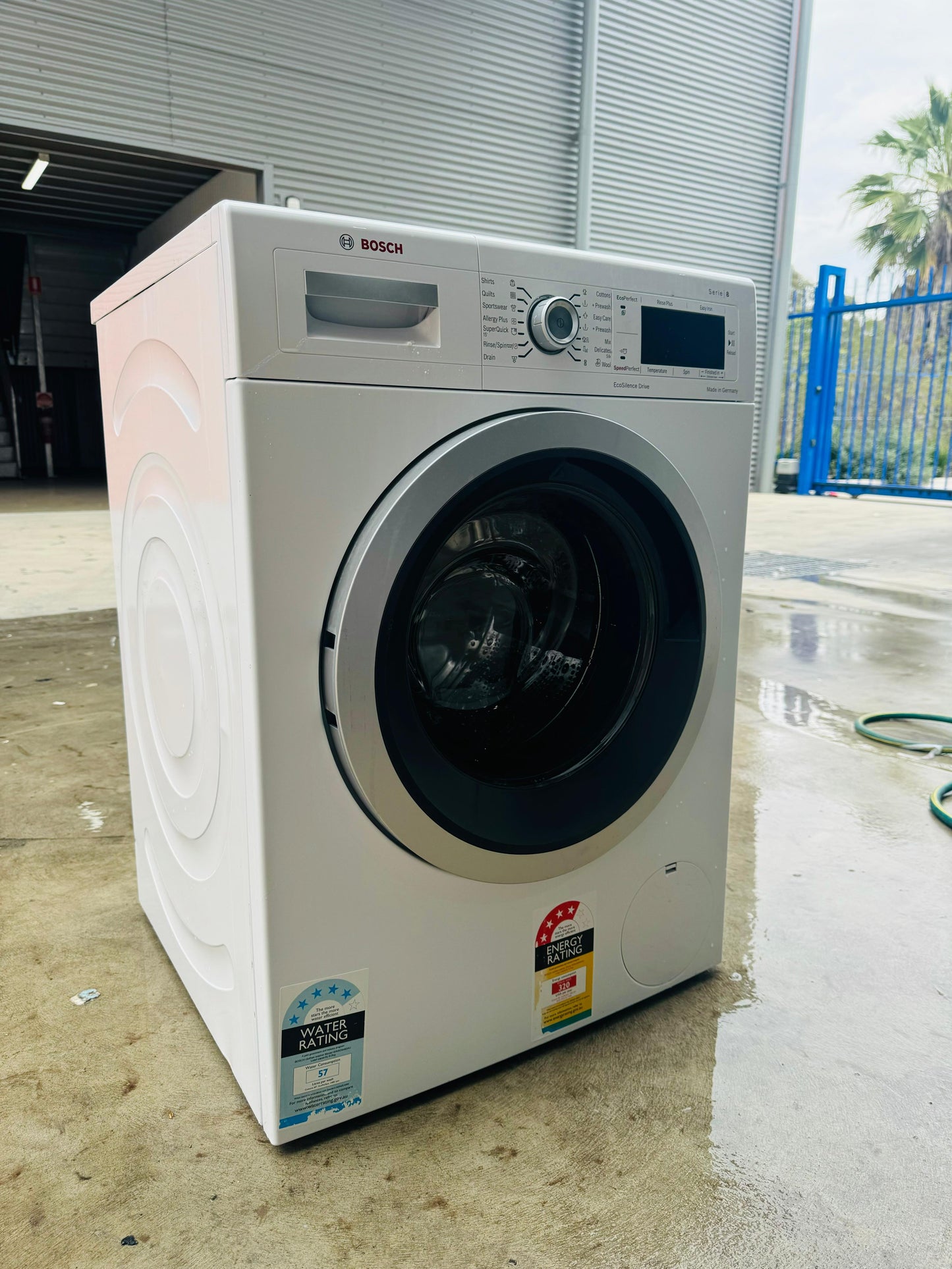 **BOSCH 8KGS FRONT LOADER WASHING MACHINE**