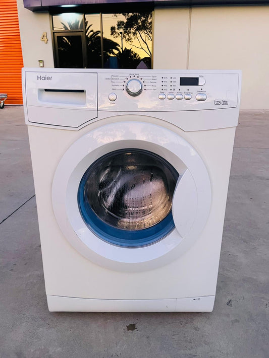 **HAIER 7.5 KGS FRONT LOADER WASHING MACHINE**