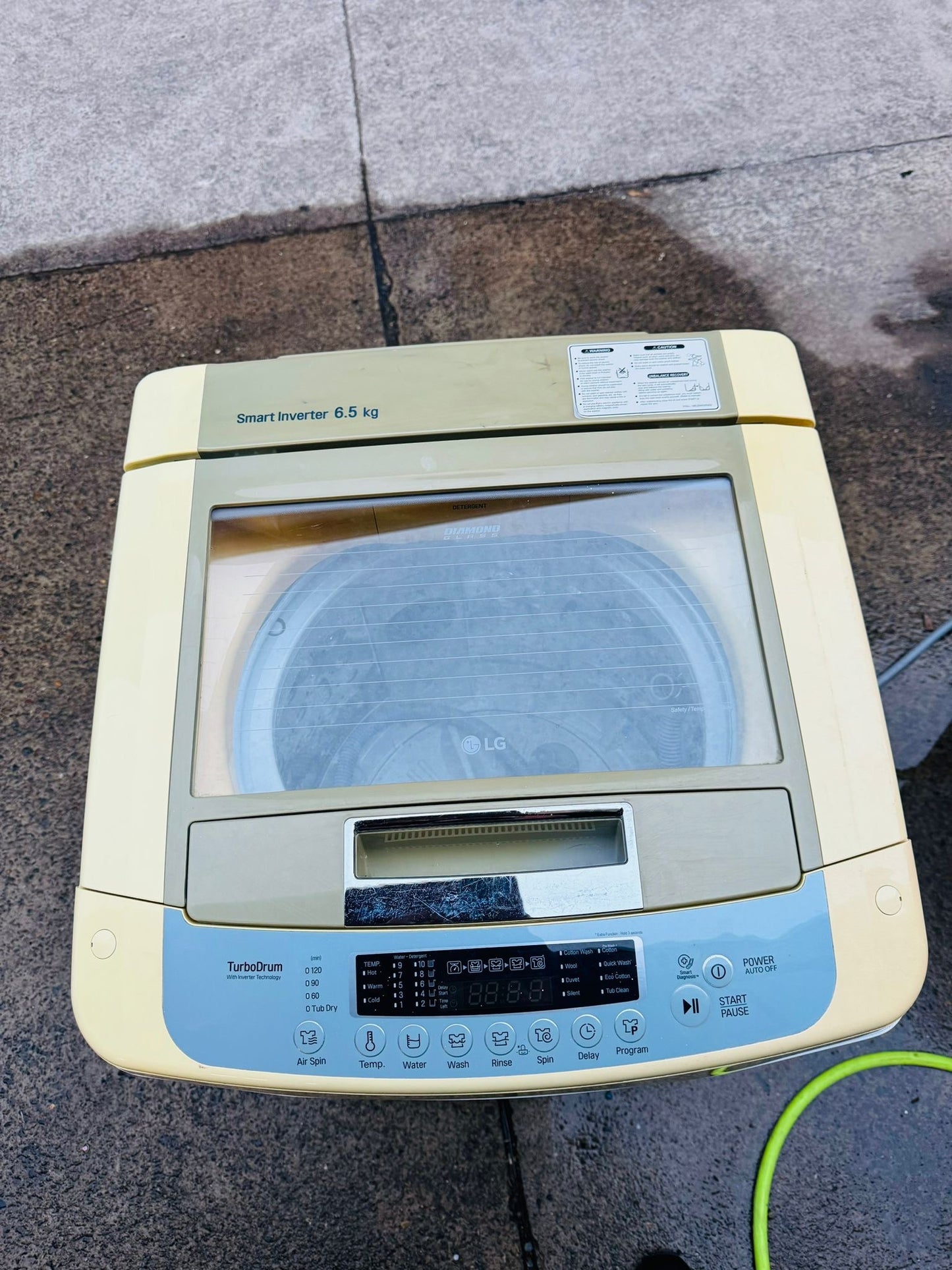 **LG 6.5KGS TOP LOADER WASHING MACHINE**