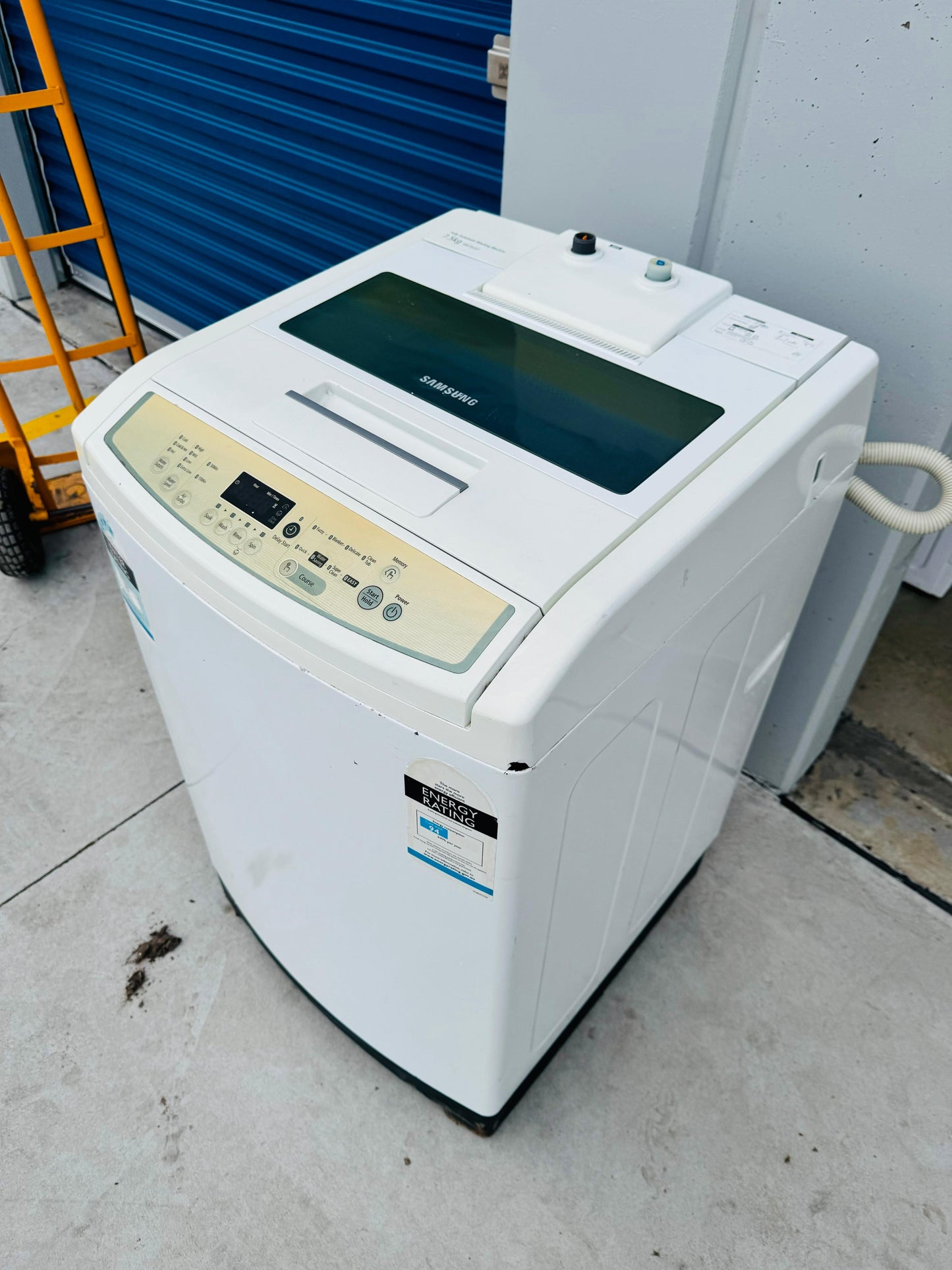 **SAMSUNG 7.5KGS TOP LOADER WASHING MACHINE**