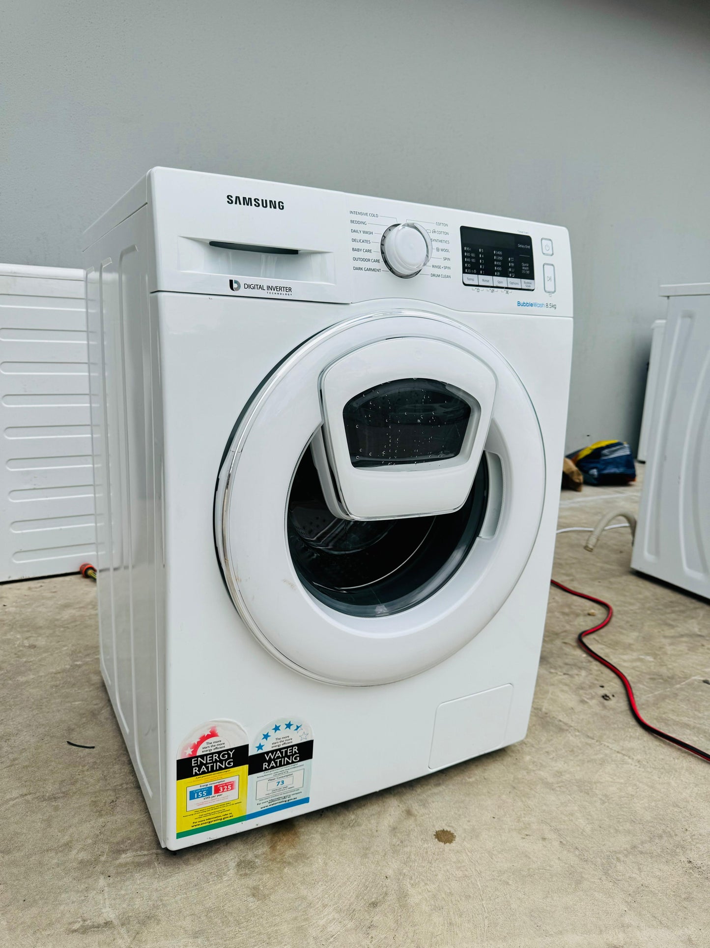 **SAMSUNG 8.5KGS FRONT LOADER WASHING MACHINE**