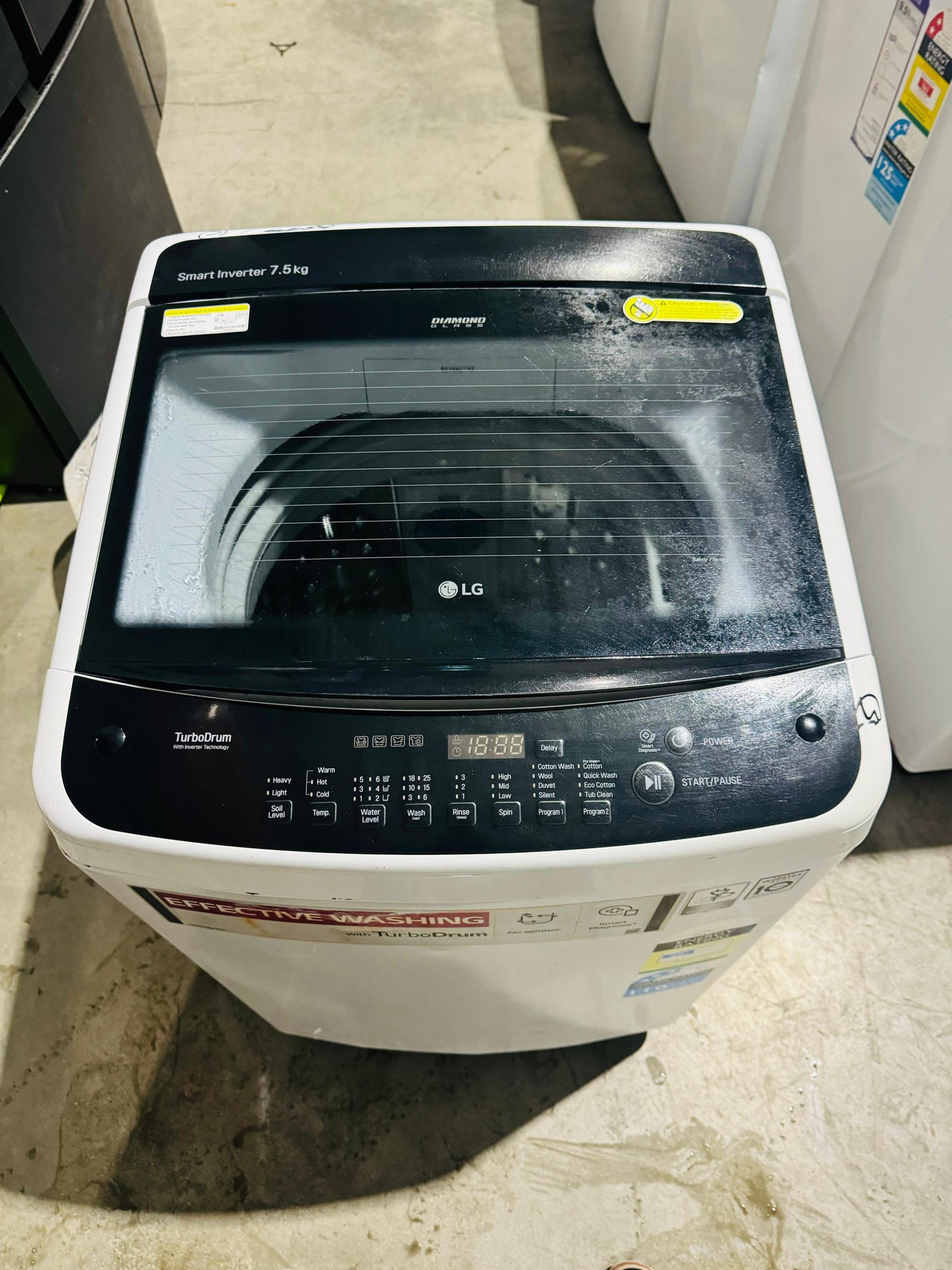 **LG 7.5KGS TOP LOADER WASHING MACHINE**